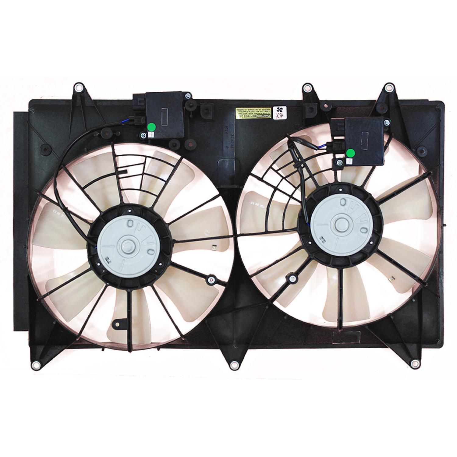 Agility Auto Parts 6010018 - Dual Radiator and Condenser Fan Assembly Agility Auto Parts 6010018 Dual Radiator and Condenser Fan Assembly product image 1 of 2