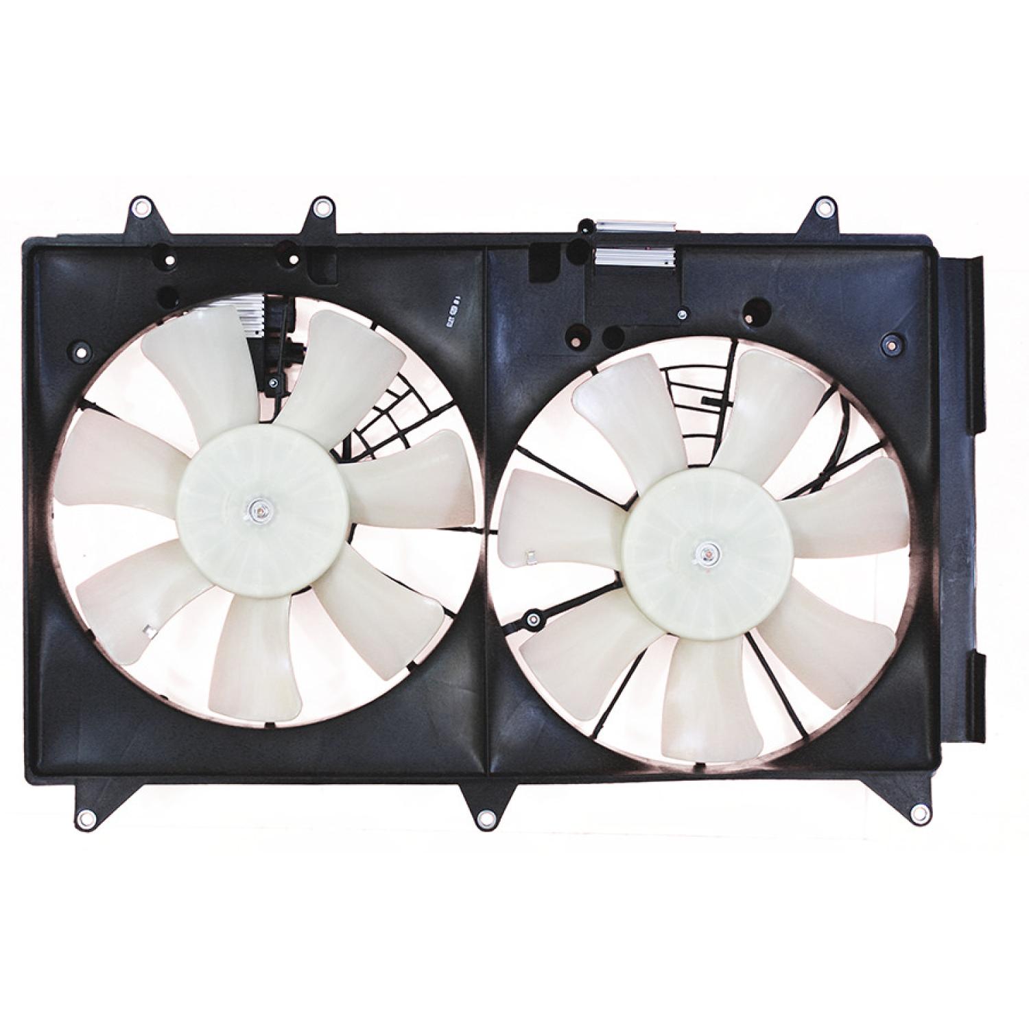 Agility Auto Parts 6010018 - Dual Radiator and Condenser Fan Assembly Agility Auto Parts 6010018 Dual Radiator and Condenser Fan Assembly product image 2 of 2