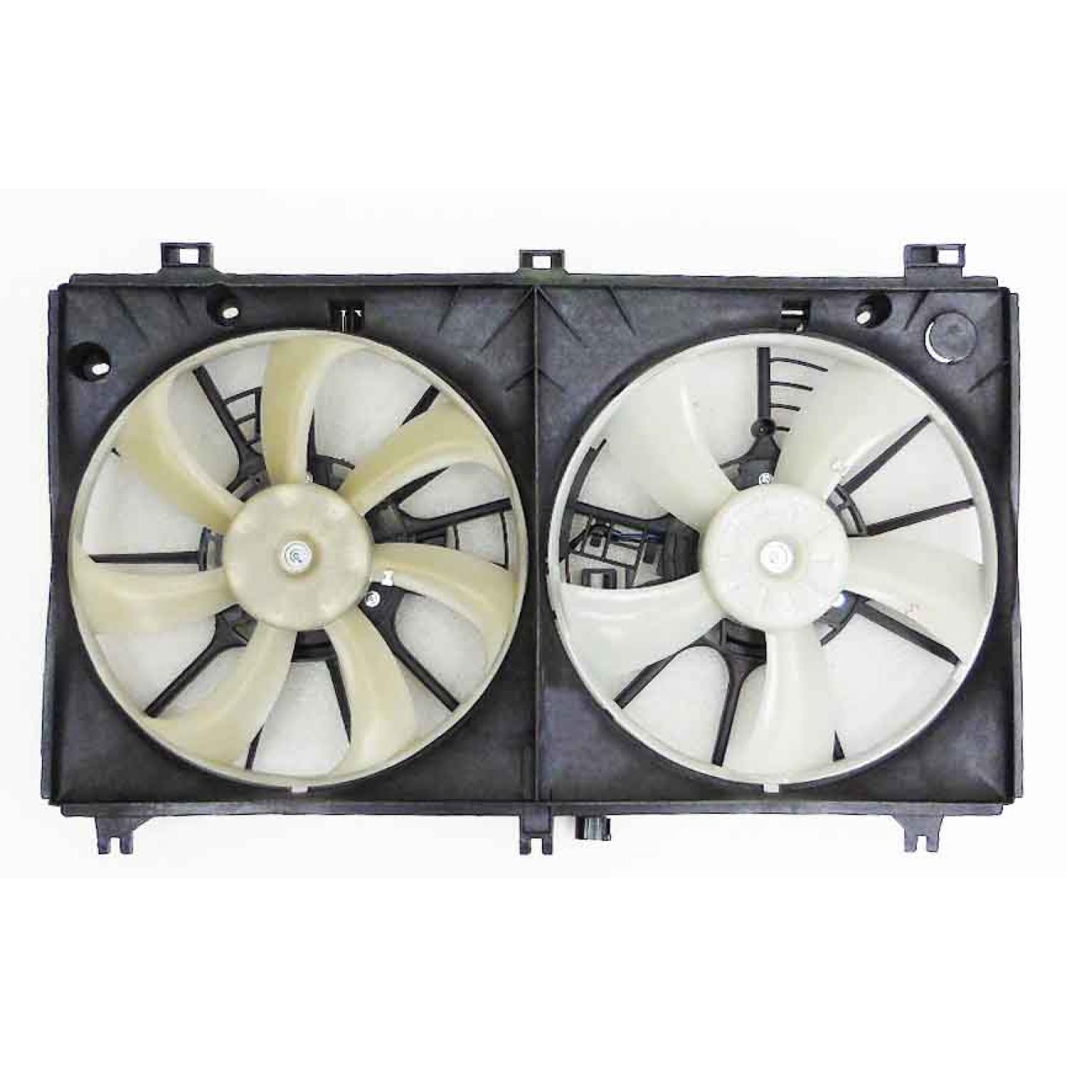 Agility Auto Parts 6010036 - Dual Radiator and Condenser Fan Assembly Agility Auto Parts 6010036 Dual Radiator and Condenser Fan Assembly product image 1 of 1