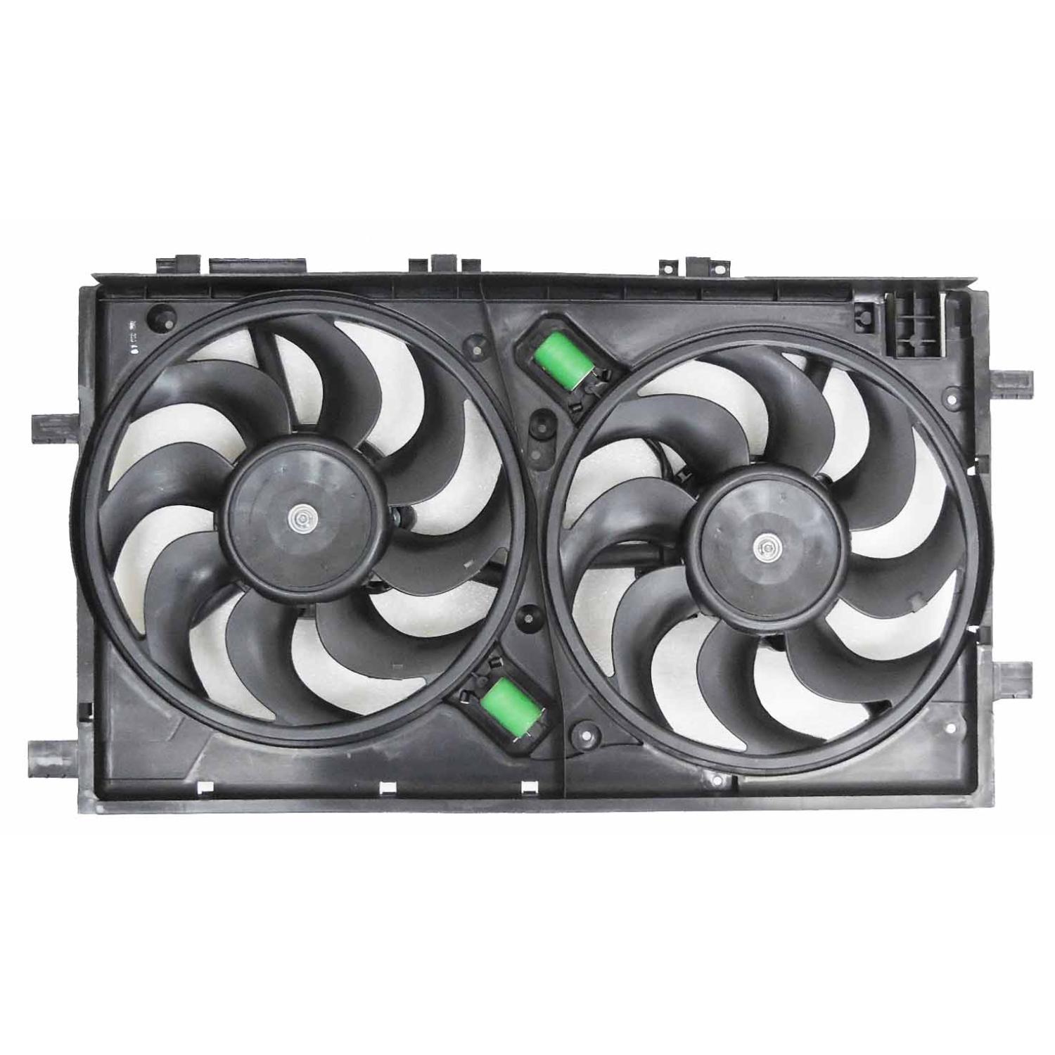 Agility Auto Parts 6010037 Dual Radiator and Condenser Fan Assembly product image 1 of 1