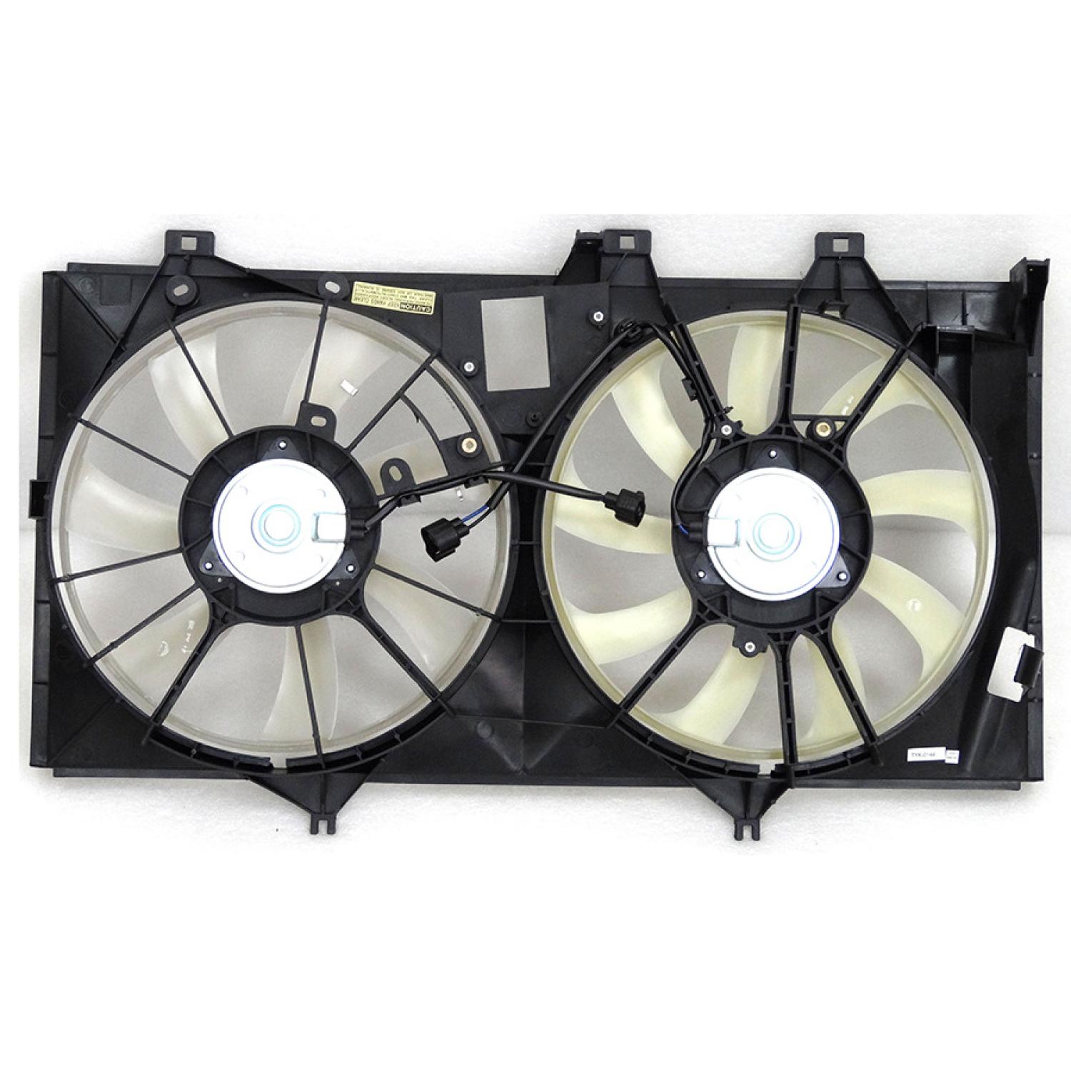 Agility Auto Parts 6010072 - Dual Radiator and Condenser Fan Assembly Agility Auto Parts 6010072 Dual Radiator and Condenser Fan Assembly product image 1 of 2