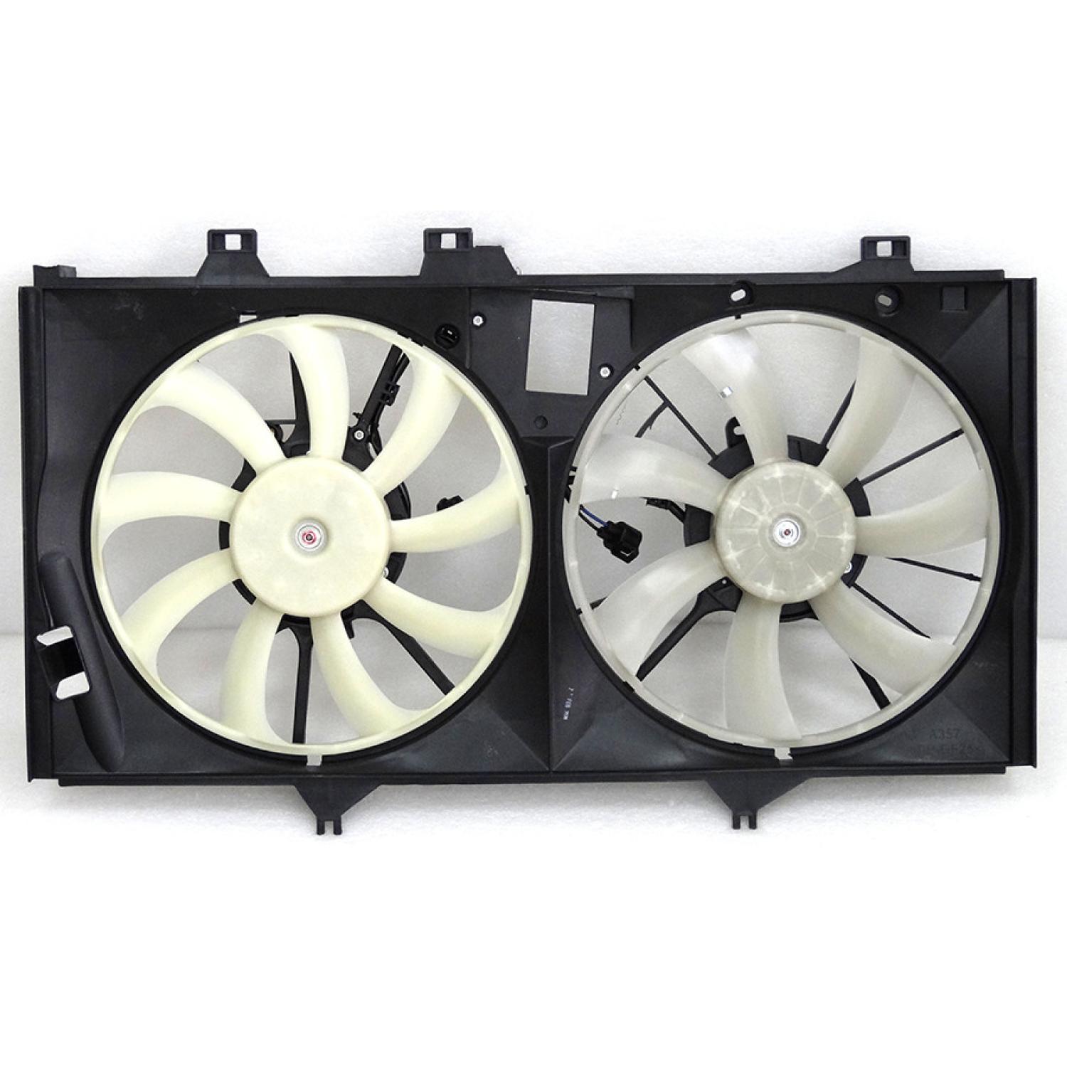 Agility Auto Parts 6010072 - Dual Radiator and Condenser Fan Assembly Agility Auto Parts 6010072 Dual Radiator and Condenser Fan Assembly product image 2 of 2