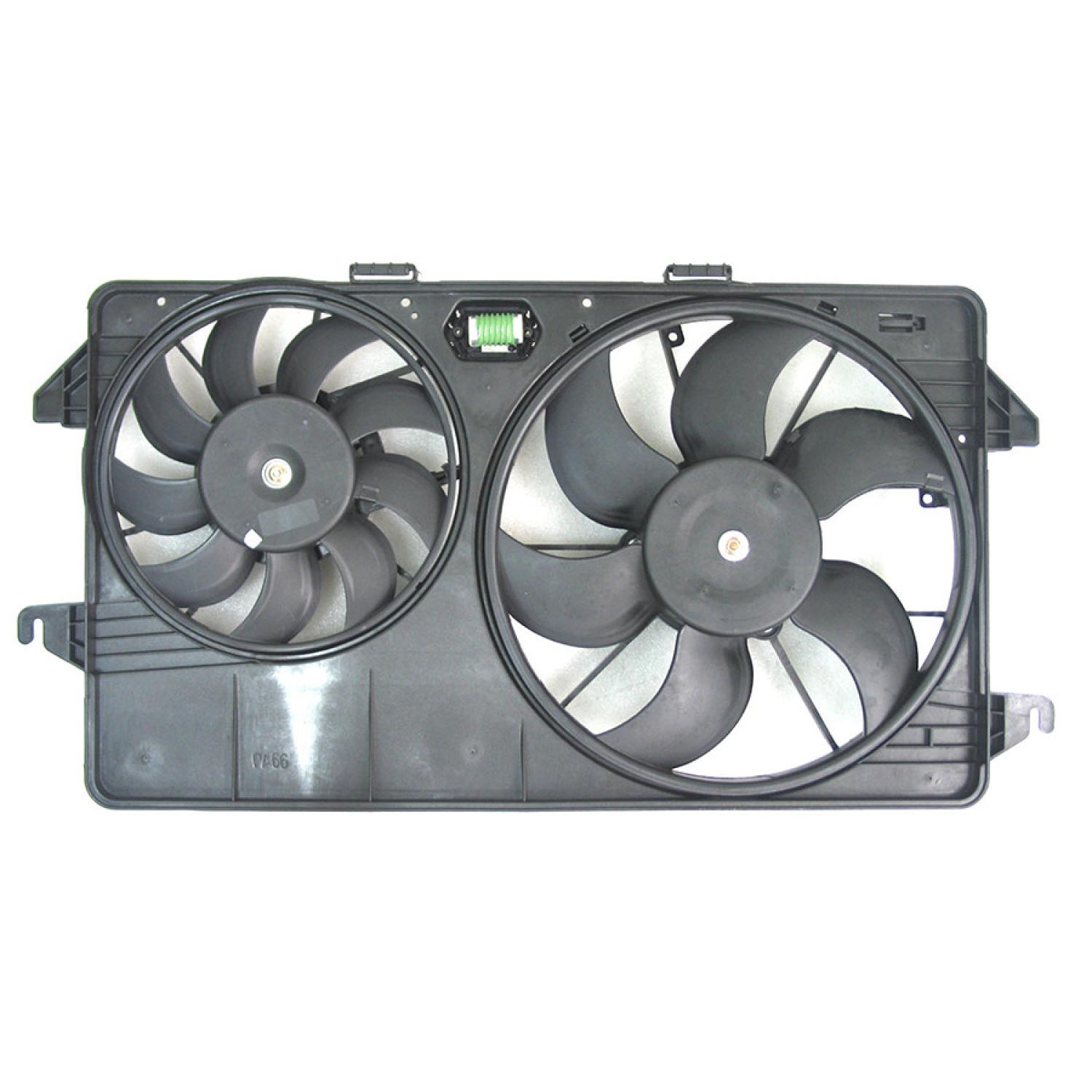Agility Auto Parts 6010074 - Dual Radiator and Condenser Fan Assembly Agility Auto Parts 6010074 Dual Radiator and Condenser Fan Assembly product image 2 of 2