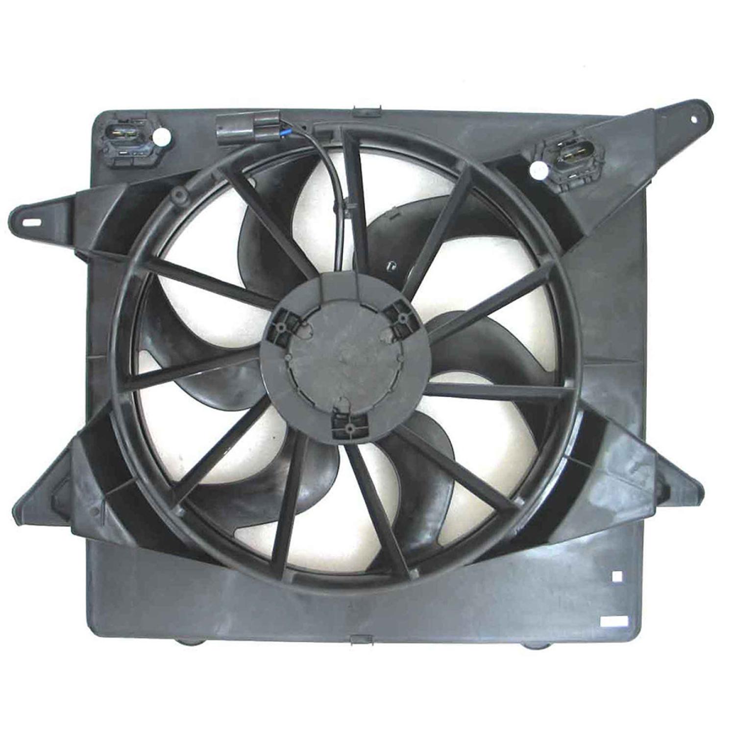 Agility Auto Parts 6010075 - Dual Radiator and Condenser Fan Assembly Agility Auto Parts 6010075 Dual Radiator and Condenser Fan Assembly product image 1 of 2