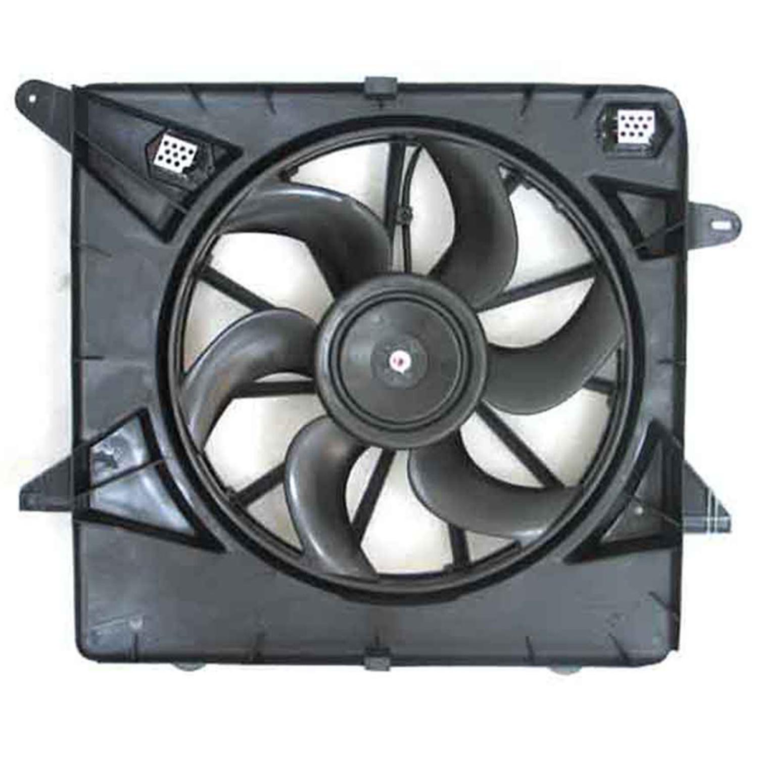 Agility Auto Parts 6010075 - Dual Radiator and Condenser Fan Assembly Agility Auto Parts 6010075 Dual Radiator and Condenser Fan Assembly product image 2 of 2