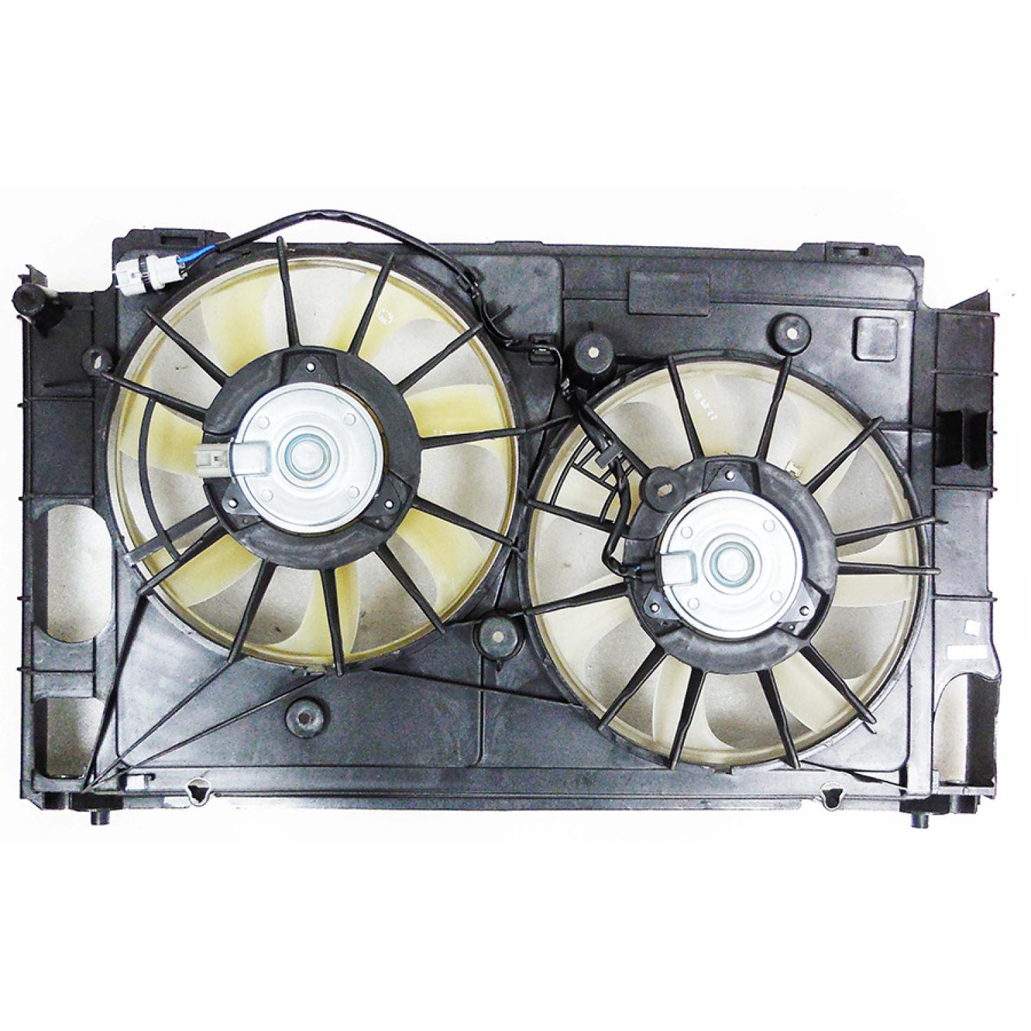 Agility Auto Parts 6010077 Dual Radiator and Condenser Fan Assembly product image 1 of 2