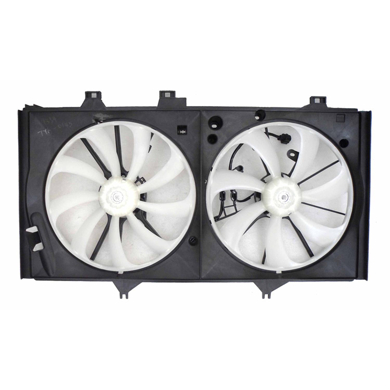 Agility Auto Parts 6010087 - Dual Radiator and Condenser Fan Assembly Agility Auto Parts 6010087 Dual Radiator and Condenser Fan Assembly product image 2 of 2
