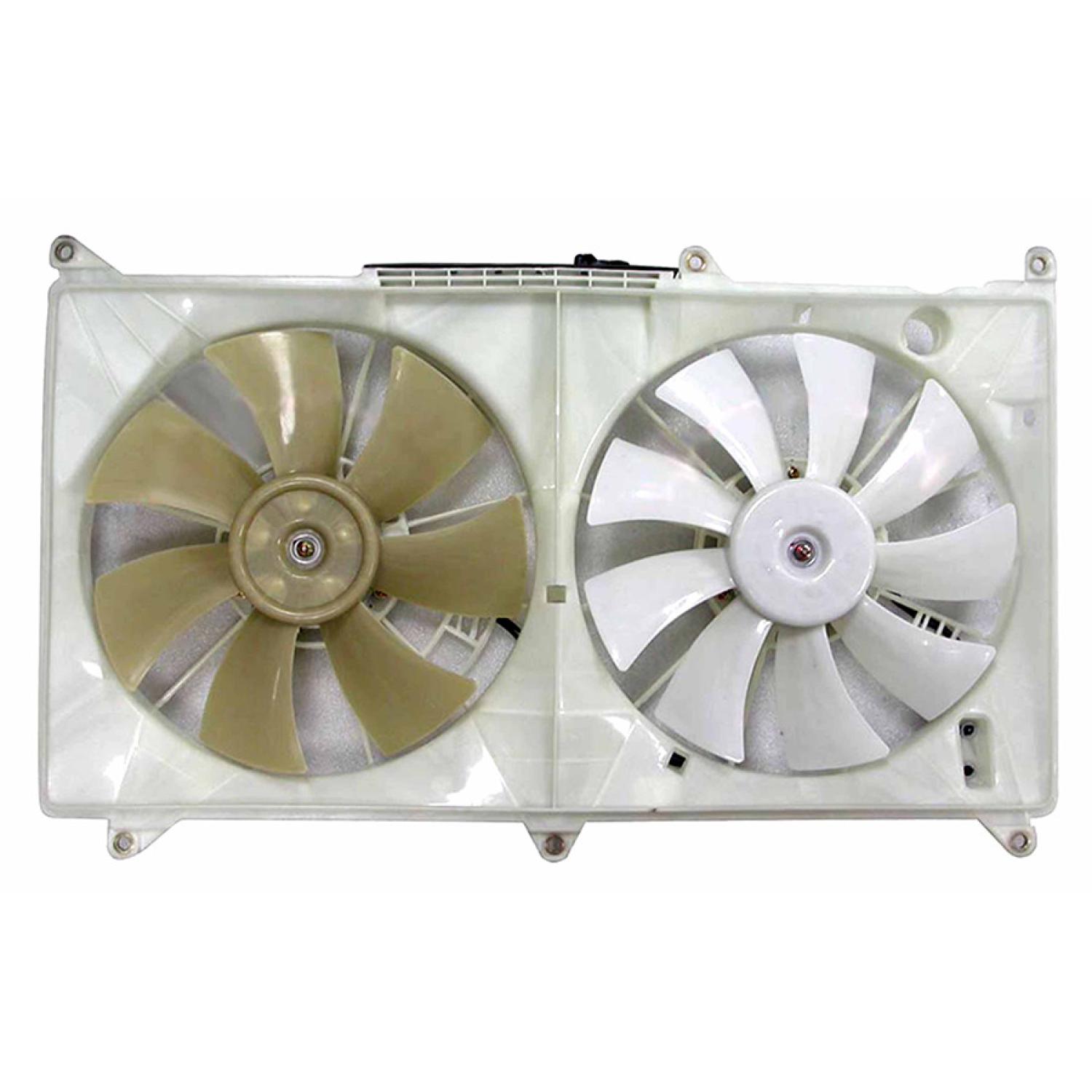 Agility Auto Parts 6010098 - Dual Radiator and Condenser Fan Assembly Agility Auto Parts 6010098 Dual Radiator and Condenser Fan Assembly product image 2 of 2