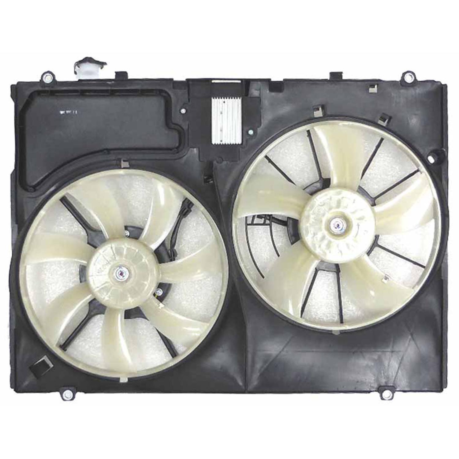 Agility Auto Parts 6010100 - Dual Radiator and Condenser Fan Assembly Agility Auto Parts 6010100 Dual Radiator and Condenser Fan Assembly product image 2 of 2