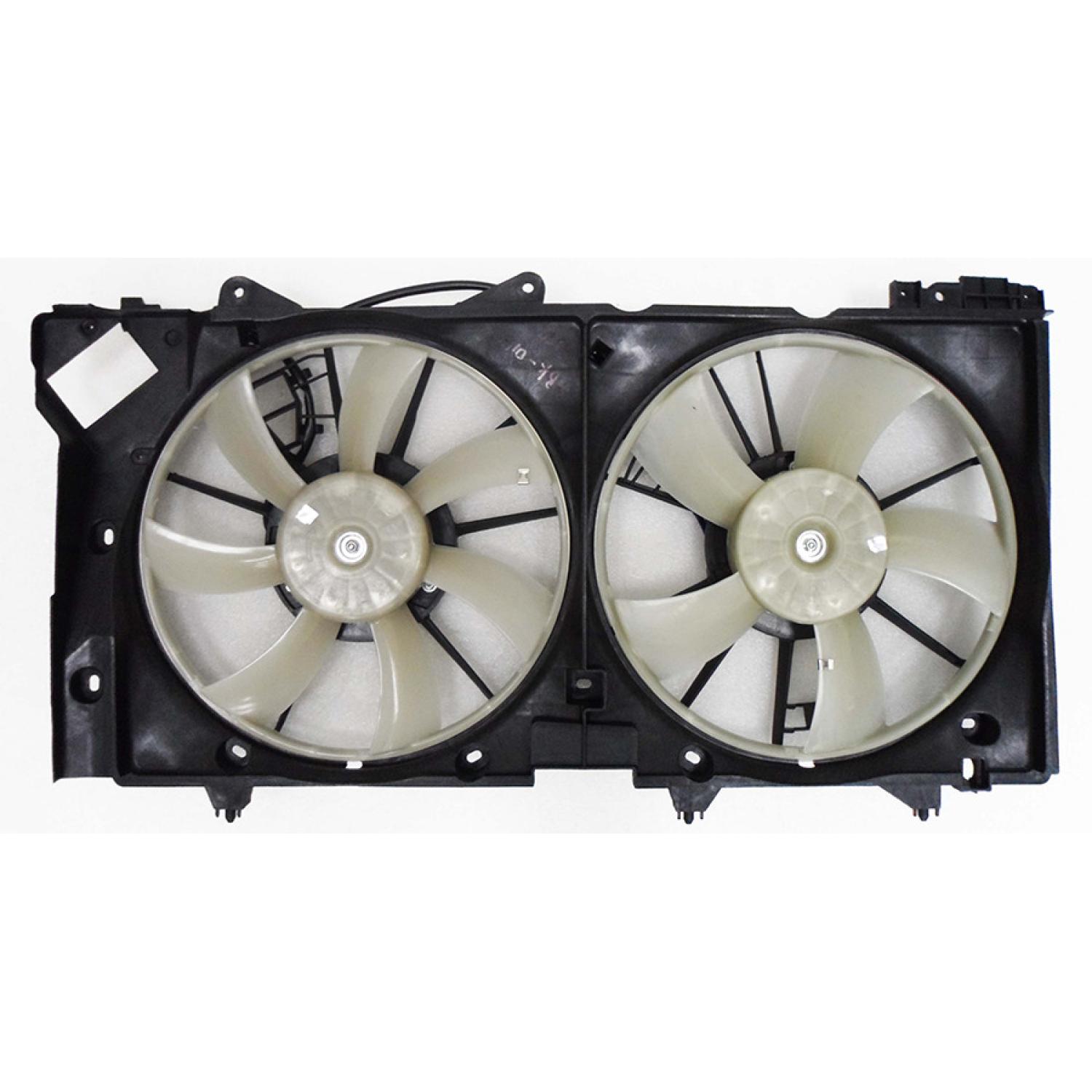 Agility Auto Parts 6010114 - Dual Radiator and Condenser Fan Assembly Agility Auto Parts 6010114 Dual Radiator and Condenser Fan Assembly product image 2 of 2