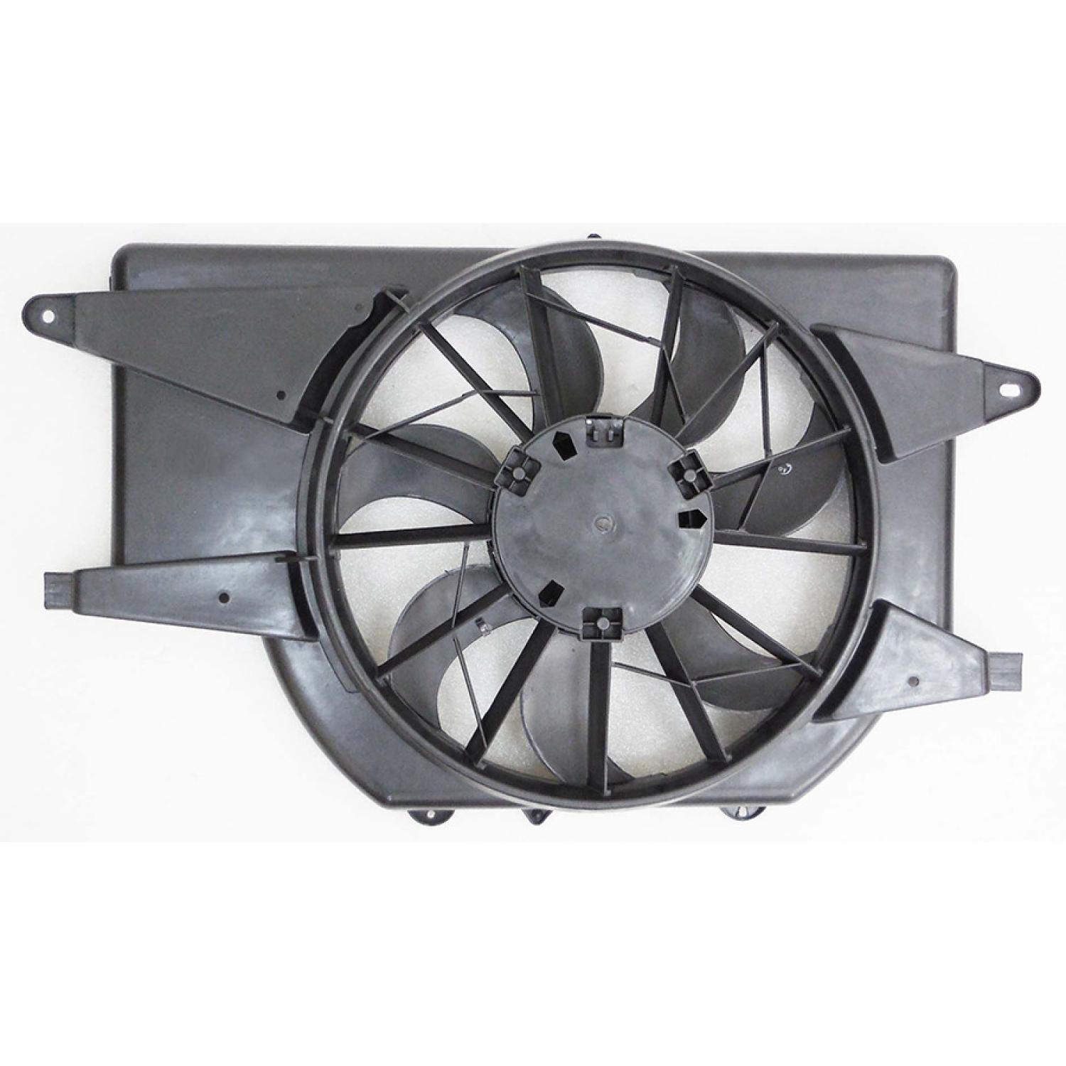 Agility Auto Parts 6010122 Dual Radiator and Condenser Fan Assembly product image 1 of 2