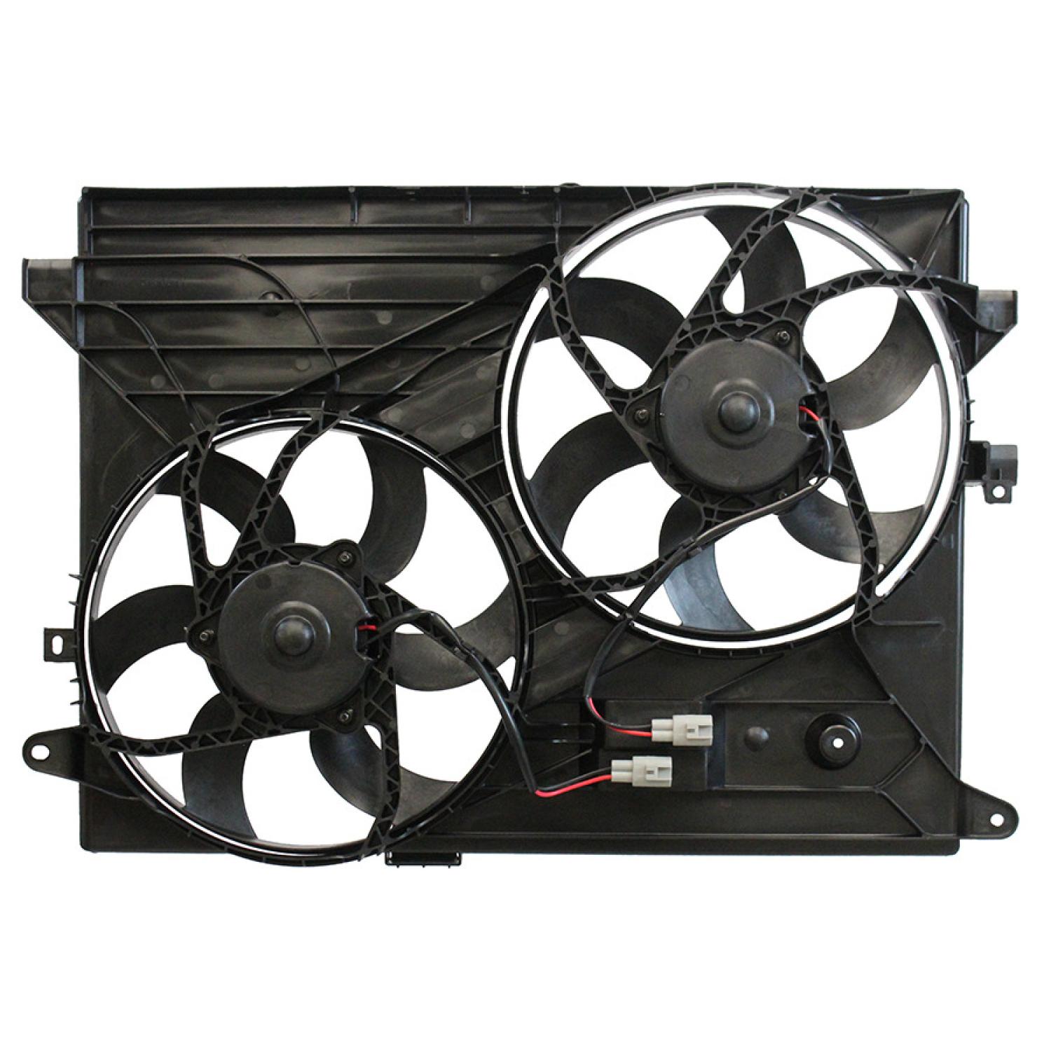 Agility Auto Parts 6010182 - Dual Radiator and Condenser Fan Assembly Agility Auto Parts 6010182 Dual Radiator and Condenser Fan Assembly product image 1 of 2