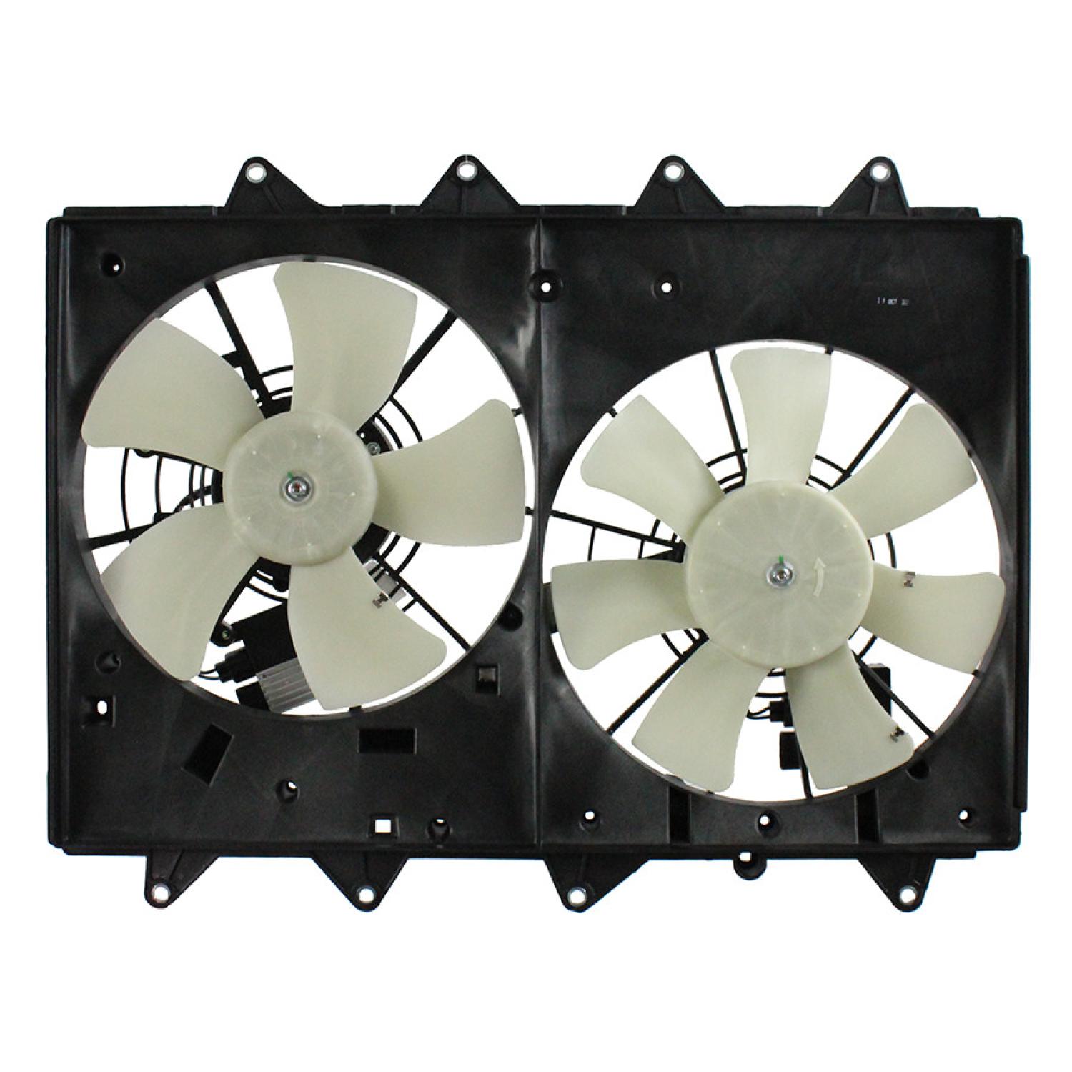 Agility Auto Parts 6010238 - Dual Radiator and Condenser Fan Assembly Agility Auto Parts 6010238 Dual Radiator and Condenser Fan Assembly product image 2 of 2