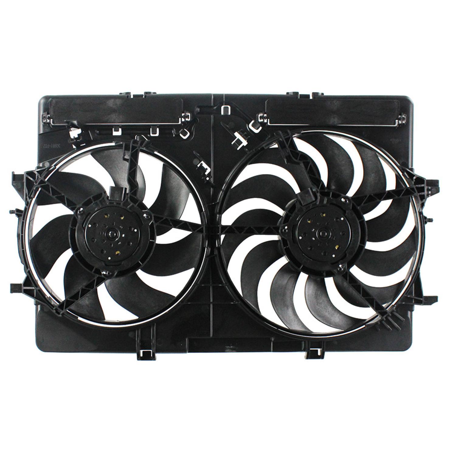 Agility Auto Parts 6010348 - Dual Radiator and Condenser Fan Assembly Agility Auto Parts 6010348 Dual Radiator and Condenser Fan Assembly product image 1 of 2