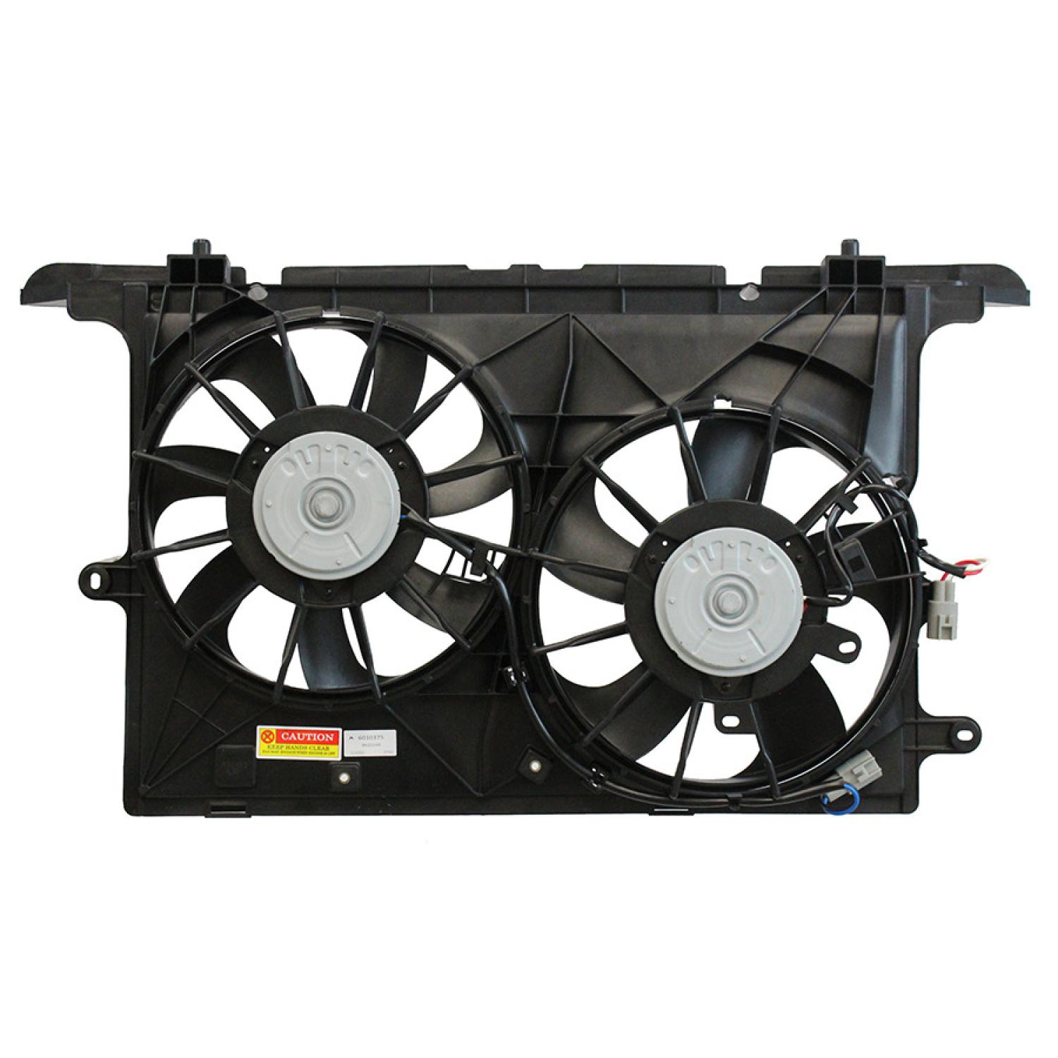Agility Auto Parts 6010375 Dual Radiator and Condenser Fan Assembly product image 1 of 2