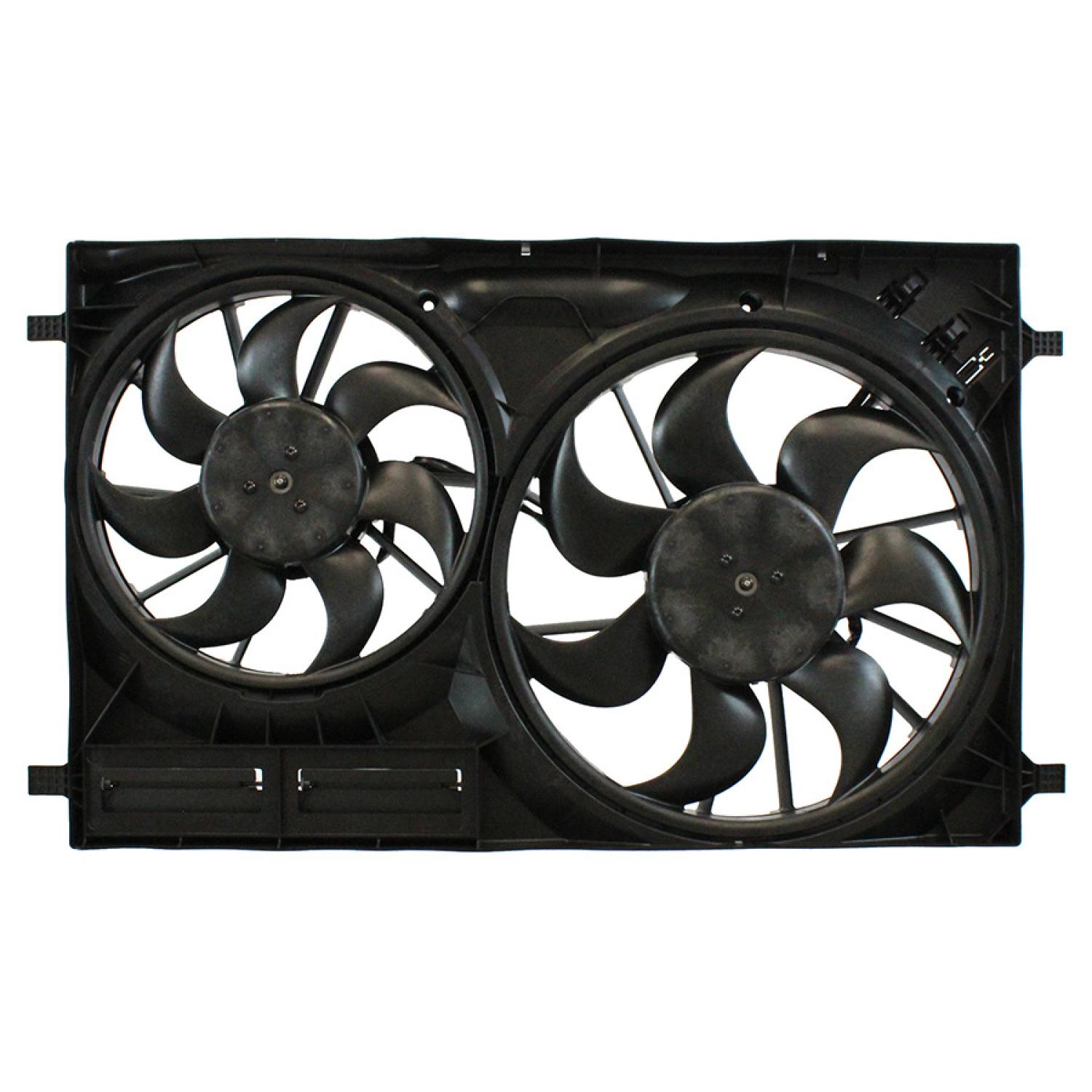 Agility Auto Parts 6010386 - Dual Radiator and Condenser Fan Assembly Agility Auto Parts 6010386 Dual Radiator and Condenser Fan Assembly product image 2 of 2