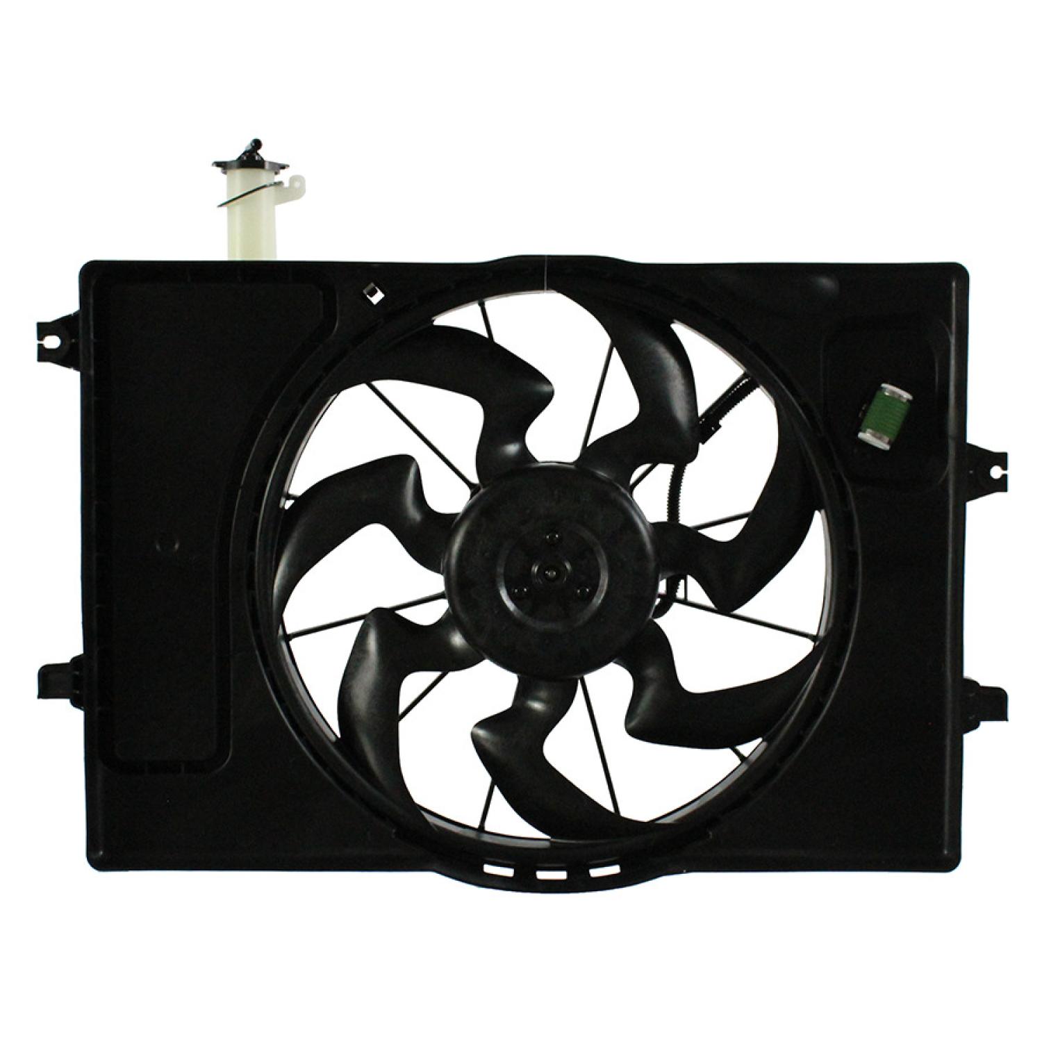 Agility Auto Parts 6010387 Dual Radiator and Condenser Fan Assembly product image 2 of 2