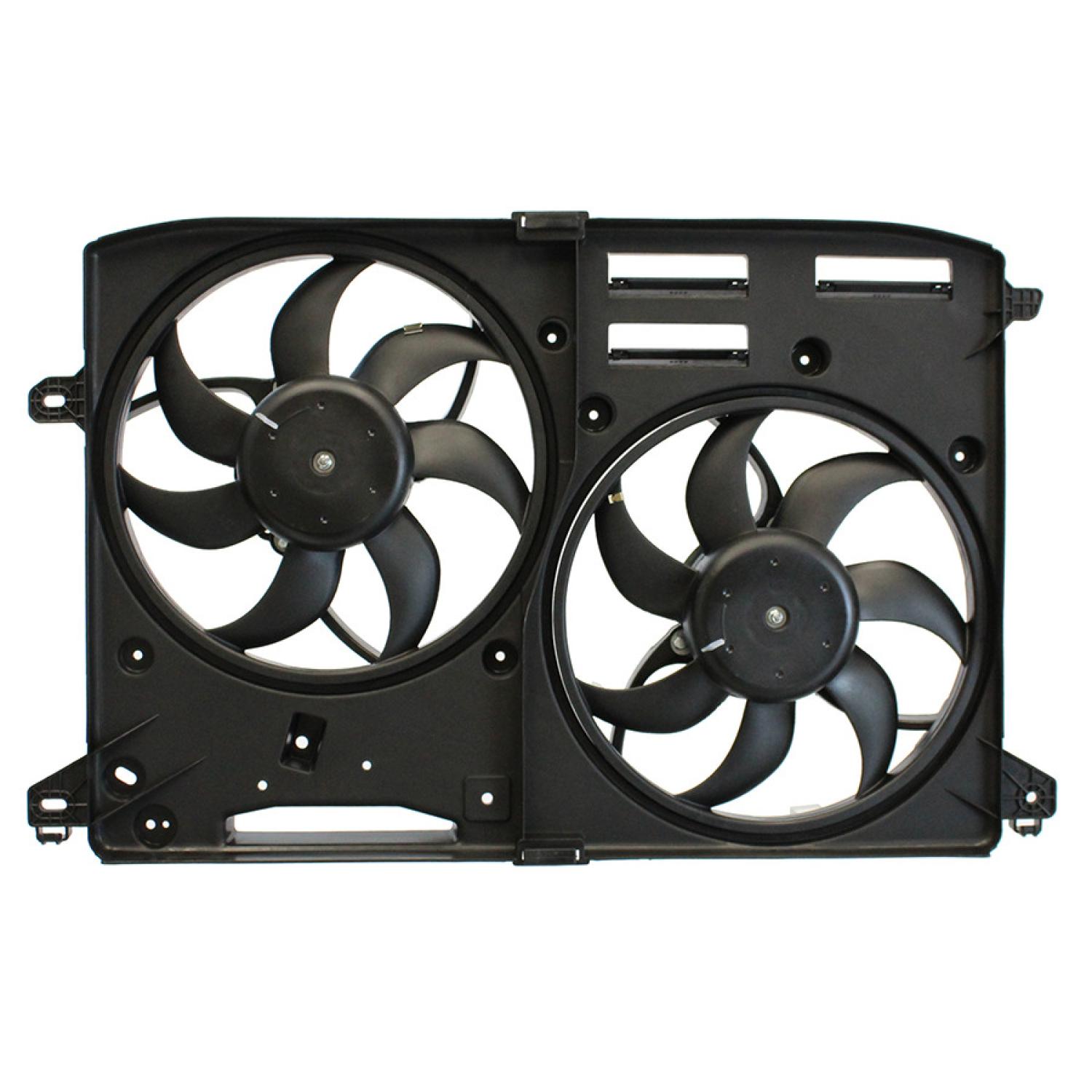 Agility Auto Parts 6010444 - Dual Radiator and Condenser Fan Assembly Agility Auto Parts 6010444 Dual Radiator and Condenser Fan Assembly product image 2 of 2