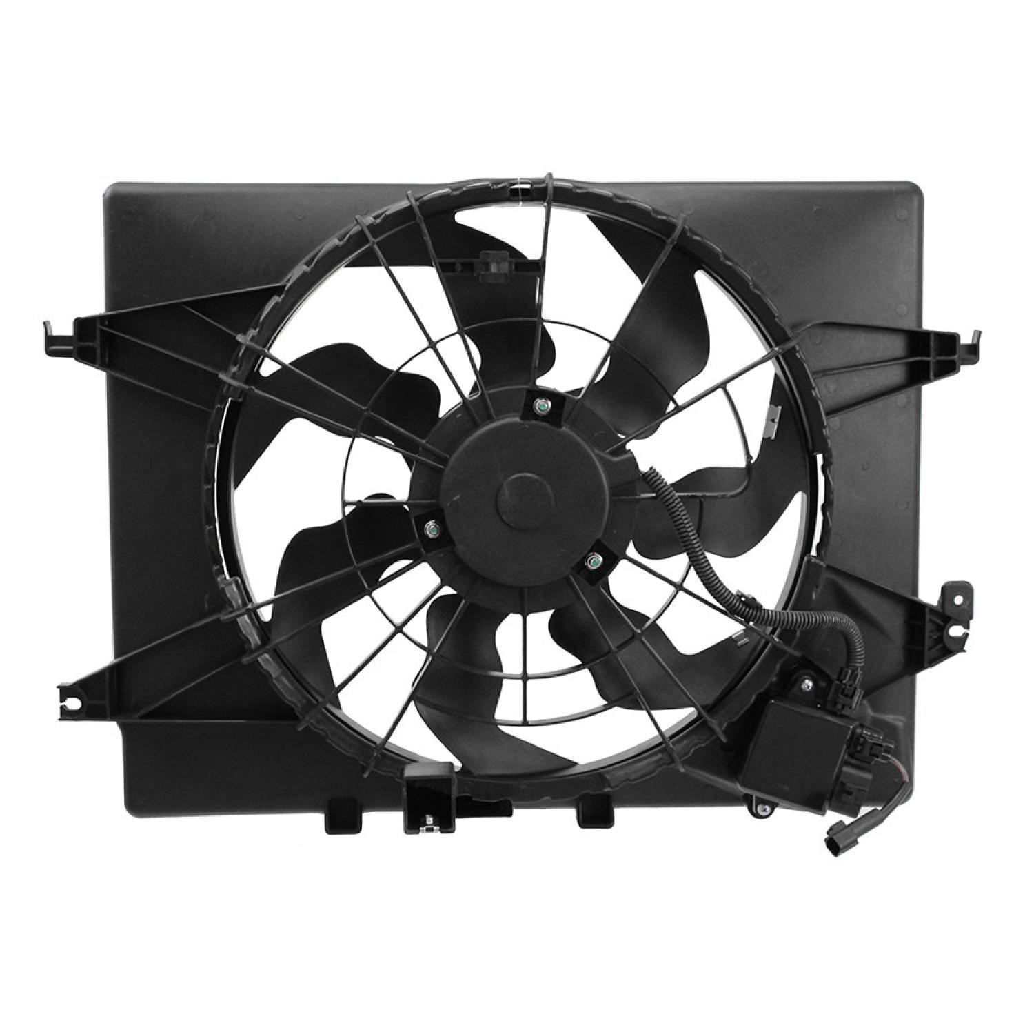 Agility Auto Parts 6010446 Dual Radiator and Condenser Fan Assembly product image 1 of 2