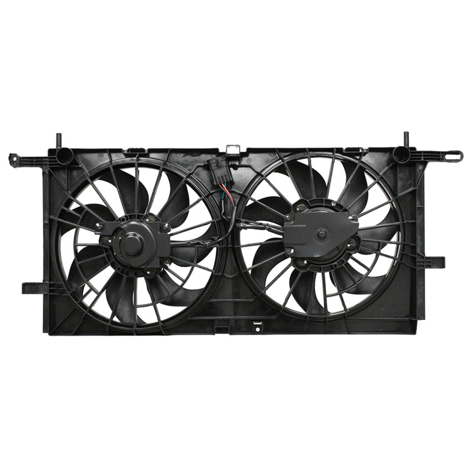 Agility Auto Parts 6010500 - Dual Radiator and Condenser Fan Assembly Agility Auto Parts 6010500 Dual Radiator and Condenser Fan Assembly product image 1 of 2