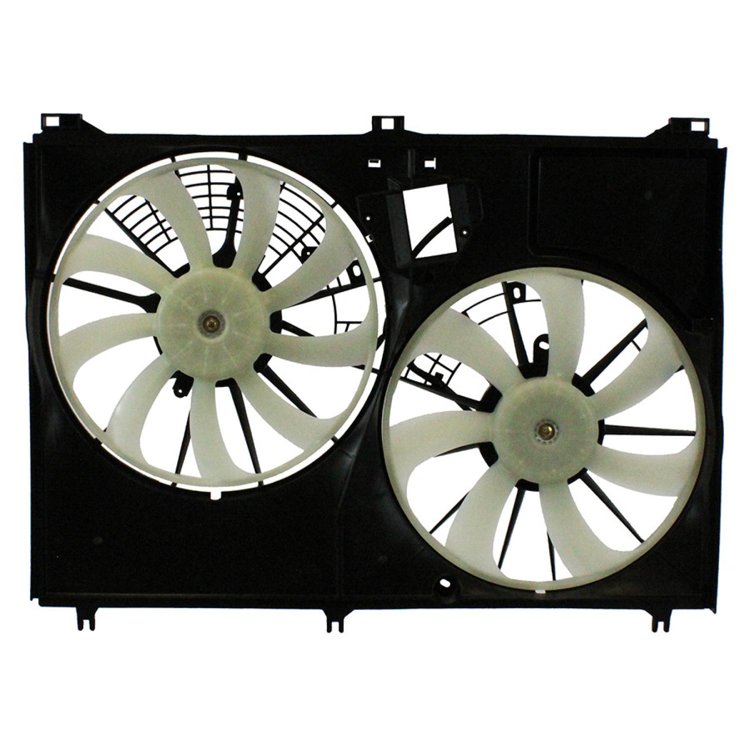 Agility Auto Parts 6010503 - Dual Radiator and Condenser Fan Assembly Agility Auto Parts 6010503 Dual Radiator and Condenser Fan Assembly product image 2 of 2
