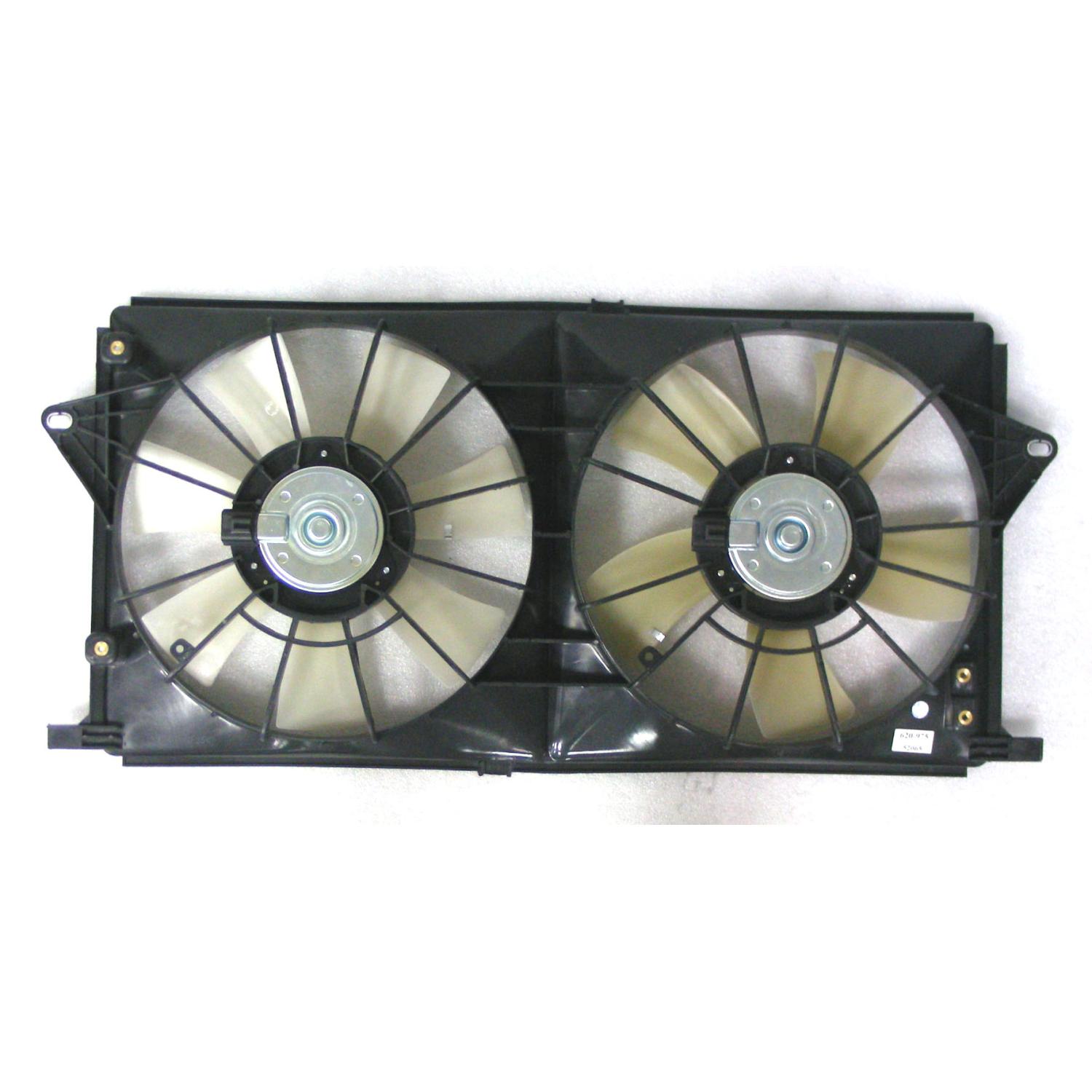 Agility Auto Parts 6014102 Dual Radiator and Condenser Fan Assembly product image 1 of 1
