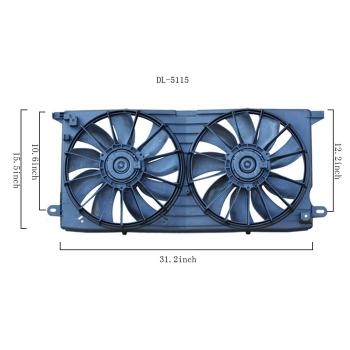 Agility Auto Parts 6014103 - Dual Radiator and Condenser Fan Assembly Agility Auto Parts 6014103 Dual Radiator and Condenser Fan Assembly product image 1 of 2