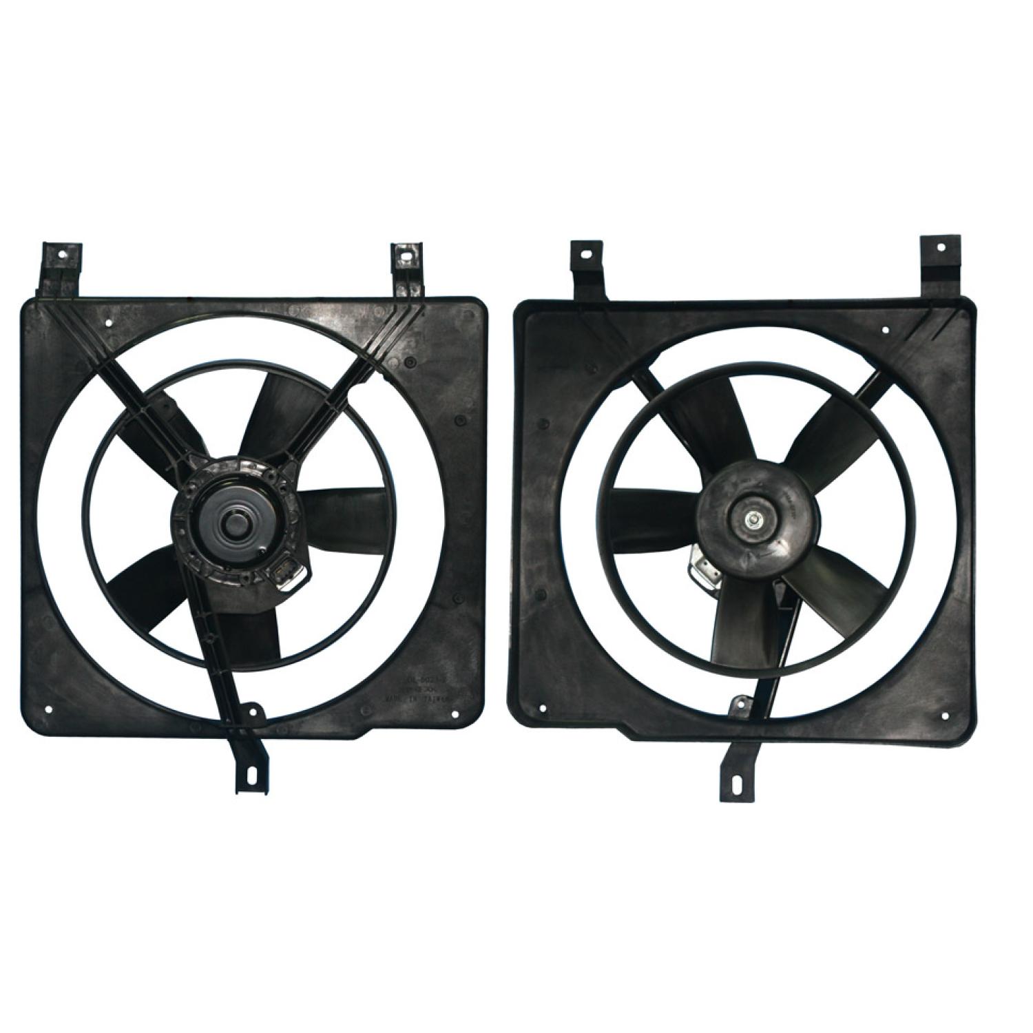 Agility Auto Parts 6016103 - Dual Radiator and Condenser Fan Assembly Agility Auto Parts 6016103 Dual Radiator and Condenser Fan Assembly product image 1 of 1