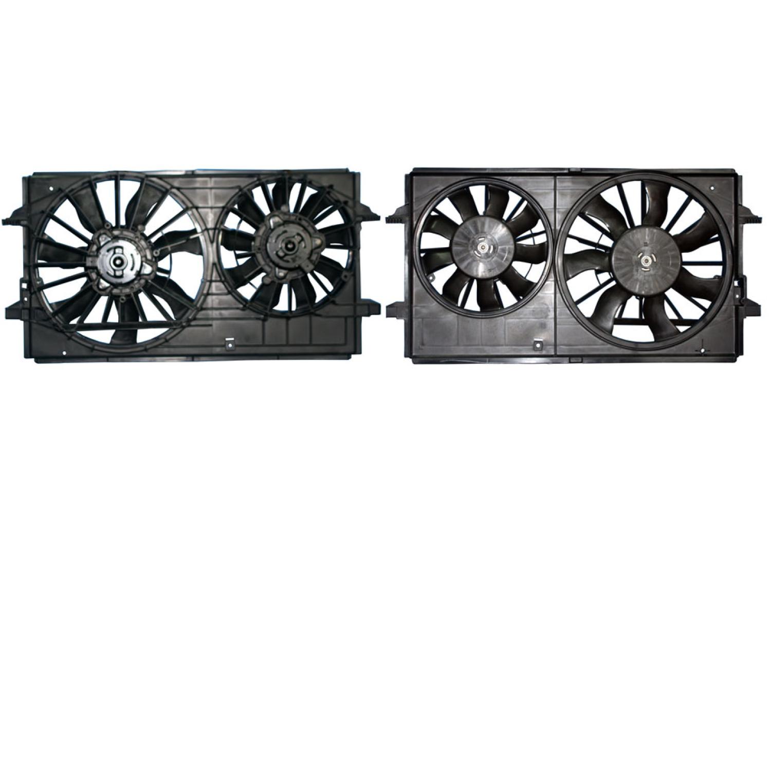 Agility Auto Parts 6016125 - Dual Radiator and Condenser Fan Assembly Agility Auto Parts 6016125 Dual Radiator and Condenser Fan Assembly product image 2 of 2
