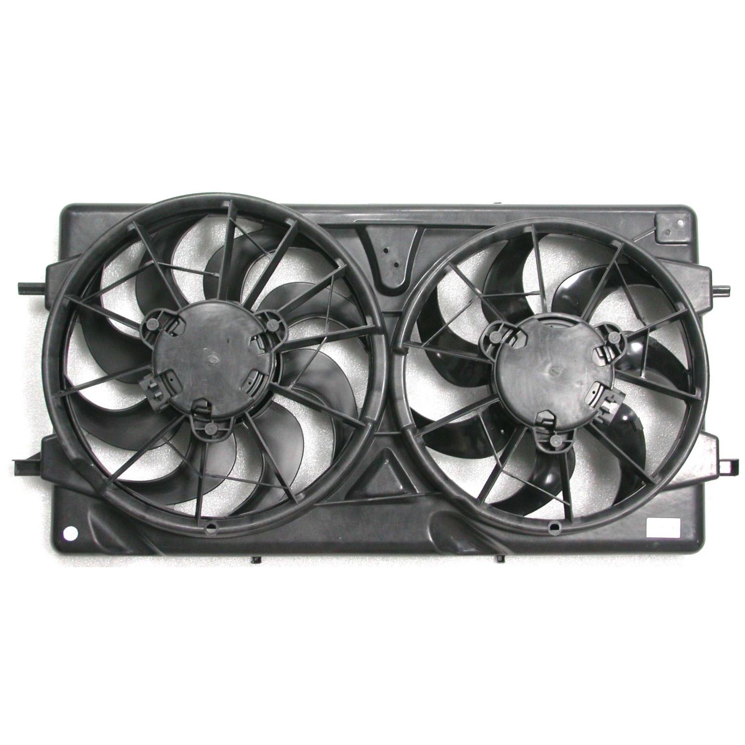 Agility Auto Parts 6016135 Dual Radiator and Condenser Fan Assembly product image 1 of 1