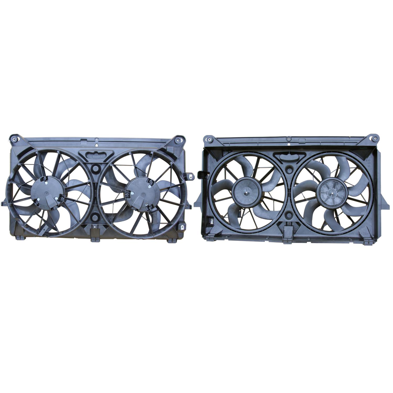 Agility Auto Parts 6016155 - Dual Radiator and Condenser Fan Assembly Agility Auto Parts 6016155 Dual Radiator and Condenser Fan Assembly product image 1 of 1
