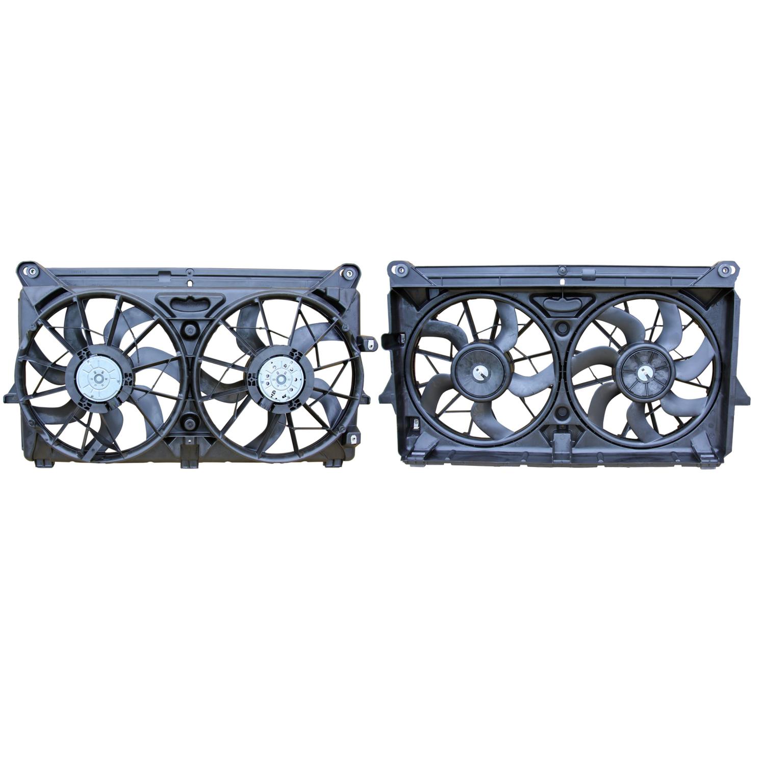 Agility Auto Parts 6016156 Dual Radiator and Condenser Fan Assembly product image 1 of 1