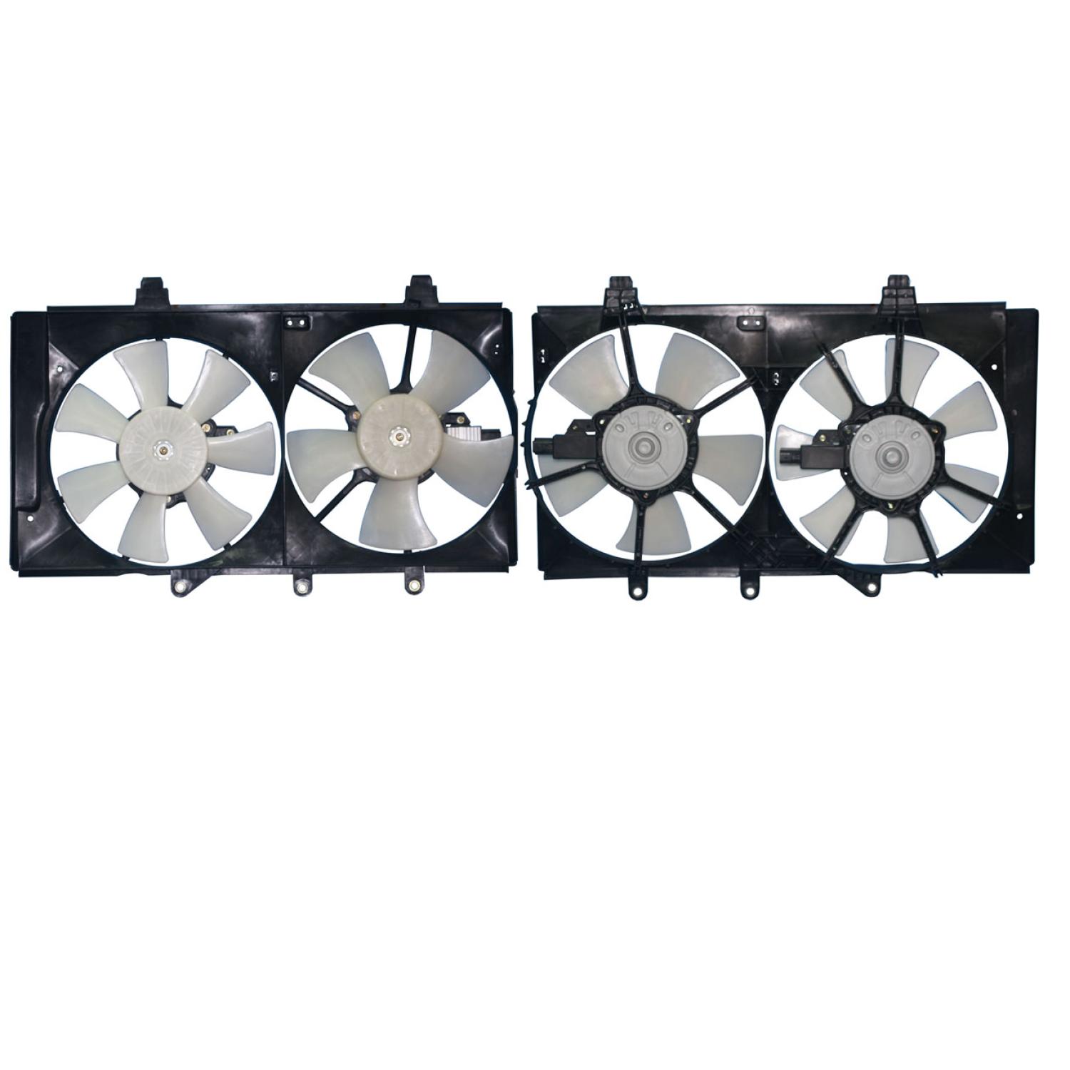 Agility Auto Parts 6017110 - Dual Radiator and Condenser Fan Assembly Agility Auto Parts 6017110 Dual Radiator and Condenser Fan Assembly product image 2 of 2