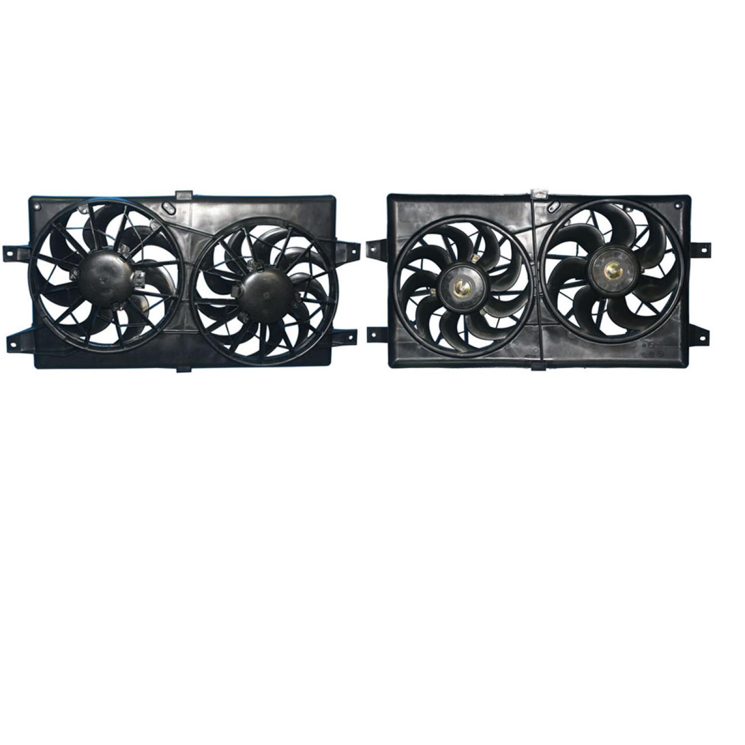 Agility Auto Parts 6017114 - Dual Radiator and Condenser Fan Assembly Agility Auto Parts 6017114 Dual Radiator and Condenser Fan Assembly product image 1 of 1