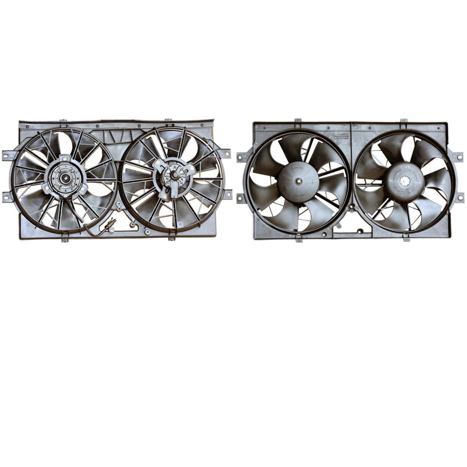 Agility Auto Parts 6017116 - Dual Radiator and Condenser Fan Assembly Agility Auto Parts 6017116 Dual Radiator and Condenser Fan Assembly product image 1 of 1