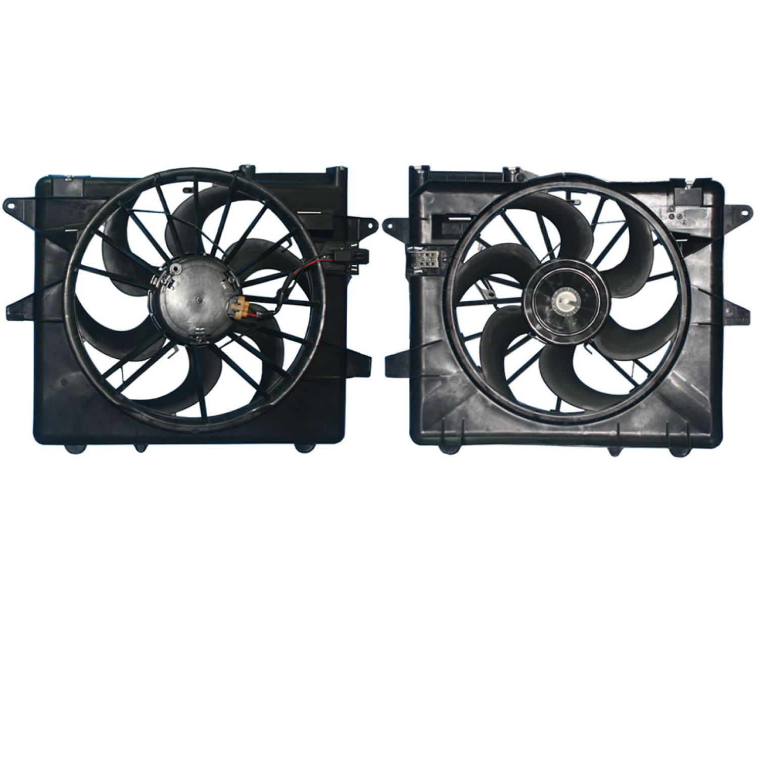Agility Auto Parts 6018119 - Dual Radiator and Condenser Fan Assembly Agility Auto Parts 6018119 Dual Radiator and Condenser Fan Assembly product image 2 of 2