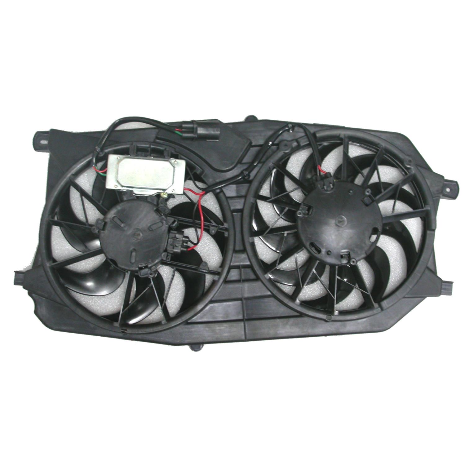 Agility Auto Parts 6018128 - Dual Radiator and Condenser Fan Assembly Agility Auto Parts 6018128 Dual Radiator and Condenser Fan Assembly product image 1 of 1