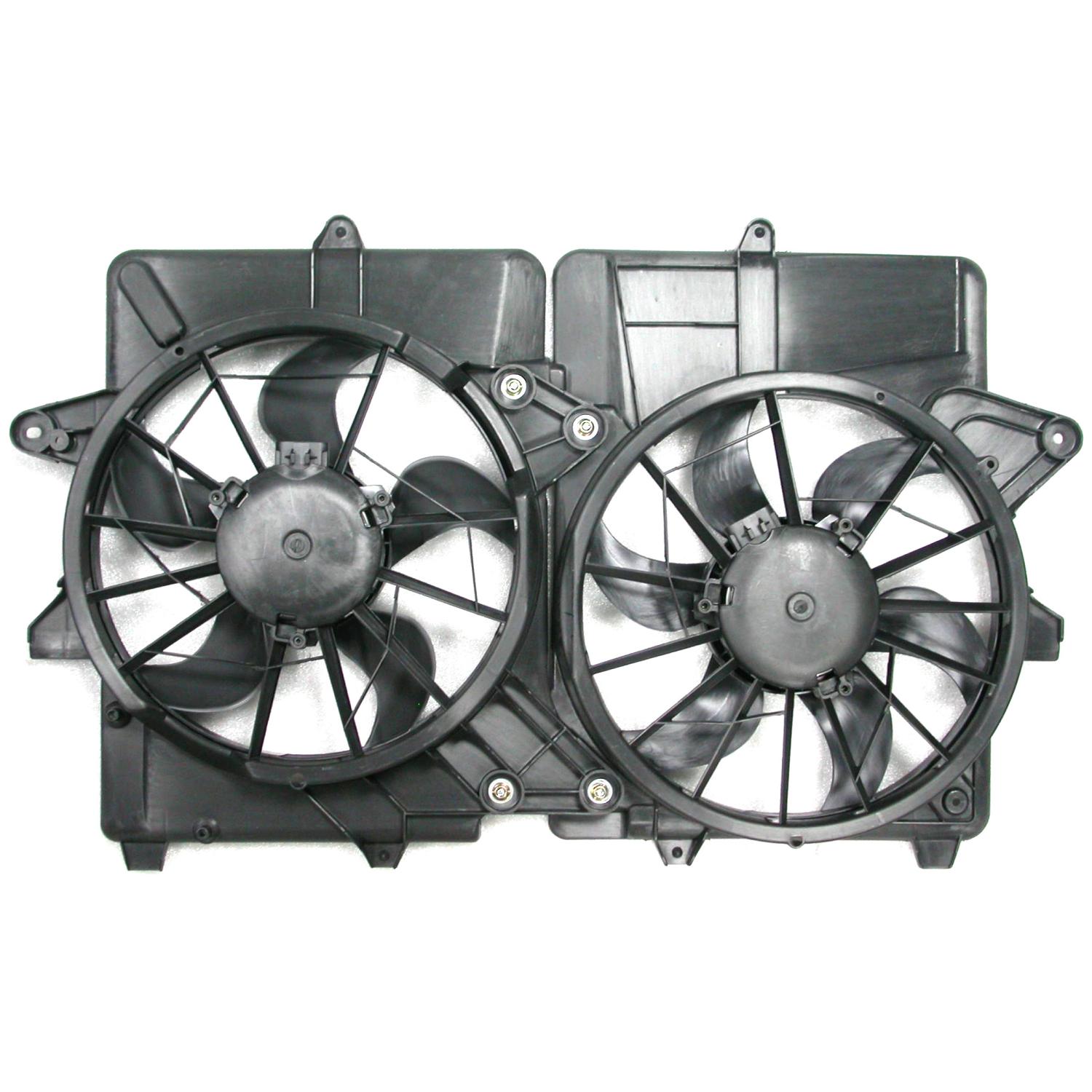 Agility Auto Parts 6018137 - Dual Radiator and Condenser Fan Assembly Agility Auto Parts 6018137 Dual Radiator and Condenser Fan Assembly product image 1 of 1