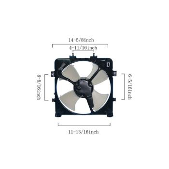 Agility Auto Parts 6019120 - A/C Condenser Fan Assembly Agility Auto Parts 6019120 A/C Condenser Fan Assembly product image 1 of 2
