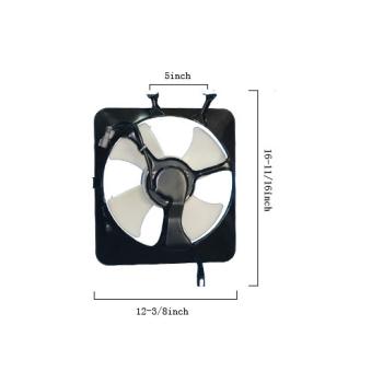 Agility Auto Parts 6019124 A/C Condenser Fan Assembly product image 1 of 2