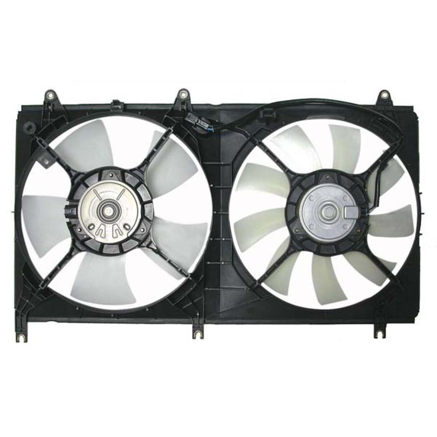 Agility Auto Parts 6026111 - Dual Radiator and Condenser Fan Assembly Agility Auto Parts 6026111 Dual Radiator and Condenser Fan Assembly product image 1 of 1