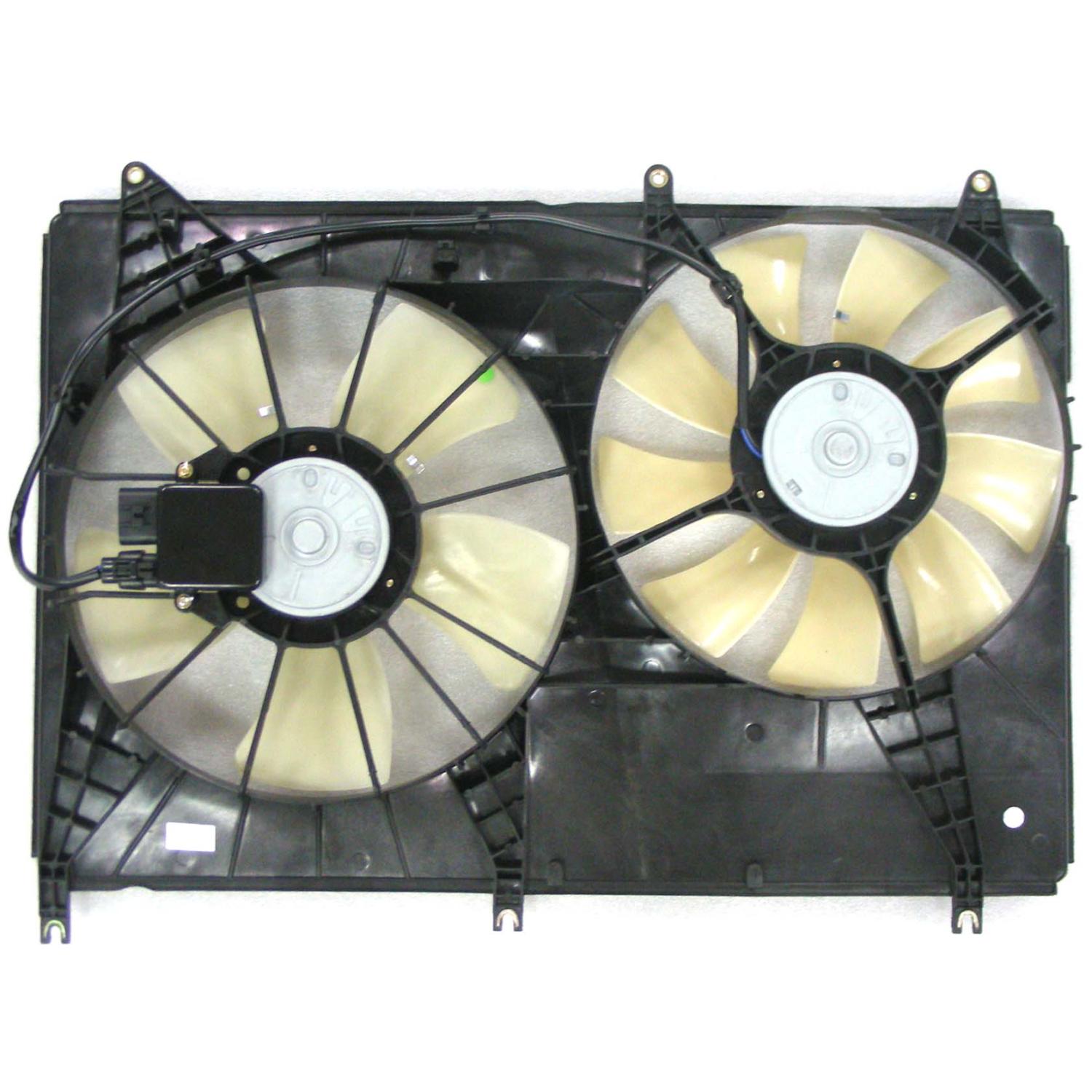 Agility Auto Parts 6026121 - Dual Radiator and Condenser Fan Assembly Agility Auto Parts 6026121 Dual Radiator and Condenser Fan Assembly product image 1 of 1