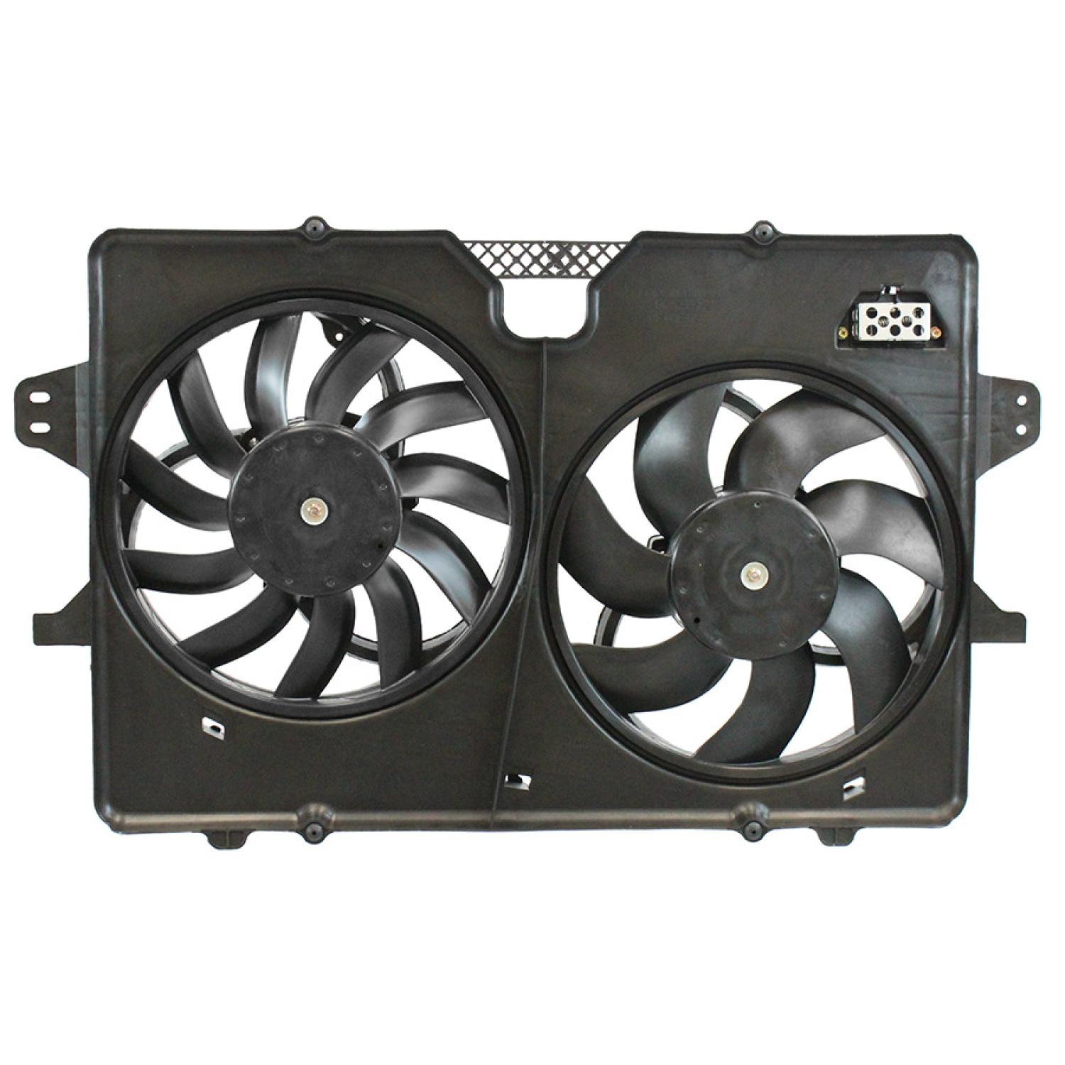 Agility Auto Parts 6027103 - Dual Radiator and Condenser Fan Assembly Agility Auto Parts 6027103 Dual Radiator and Condenser Fan Assembly product image 2 of 2