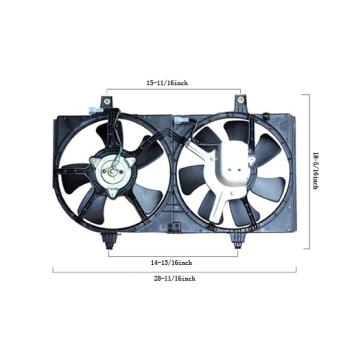Agility Auto Parts 6029128 - Dual Radiator and Condenser Fan Assembly Agility Auto Parts 6029128 Dual Radiator and Condenser Fan Assembly product image 1 of 2