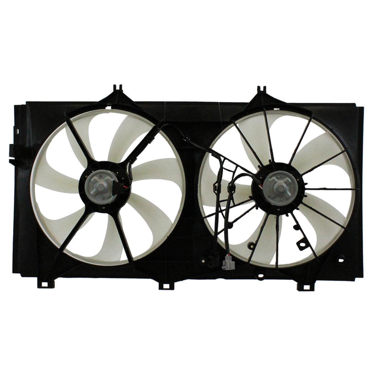 Agility Auto Parts 6034143 - Dual Radiator and Condenser Fan Assembly Agility Auto Parts 6034143 Dual Radiator and Condenser Fan Assembly product image 1 of 2