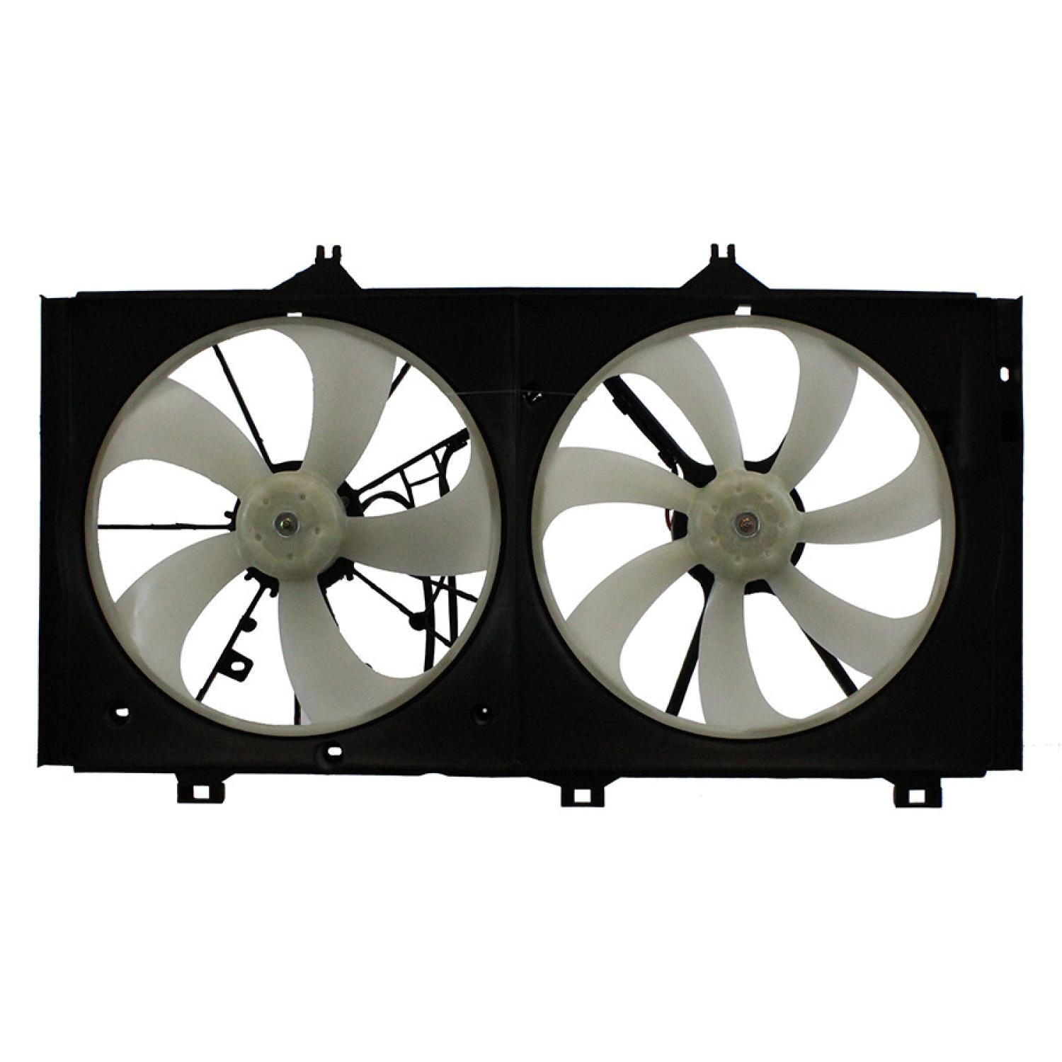 Agility Auto Parts 6034143 - Dual Radiator and Condenser Fan Assembly Agility Auto Parts 6034143 Dual Radiator and Condenser Fan Assembly product image 2 of 2