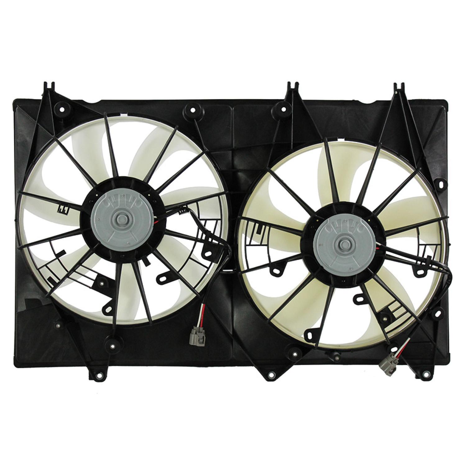Agility Auto Parts 6034155 - Dual Radiator and Condenser Fan Assembly Agility Auto Parts 6034155 Dual Radiator and Condenser Fan Assembly product image 1 of 2