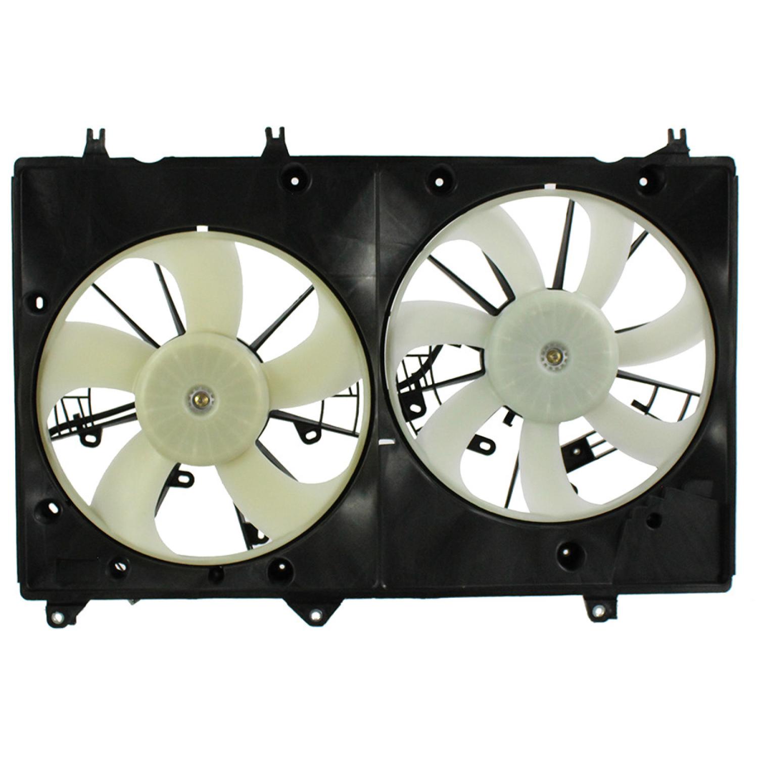 Agility Auto Parts 6034155 - Dual Radiator and Condenser Fan Assembly Agility Auto Parts 6034155 Dual Radiator and Condenser Fan Assembly product image 2 of 2