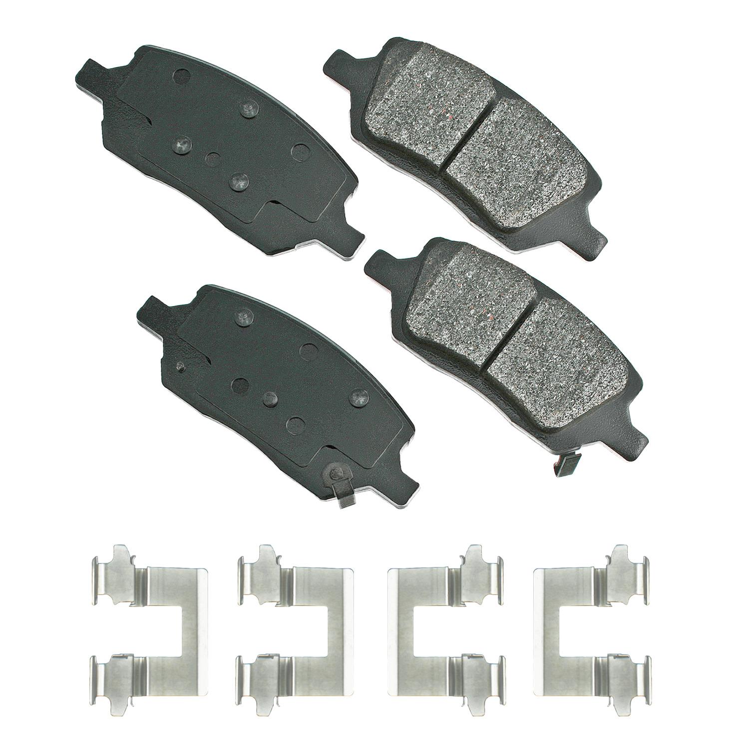 Akebono ACT1093 - Disc Brake Pad Akebono ACT1093 Disc Brake Pad product image 1 of 1