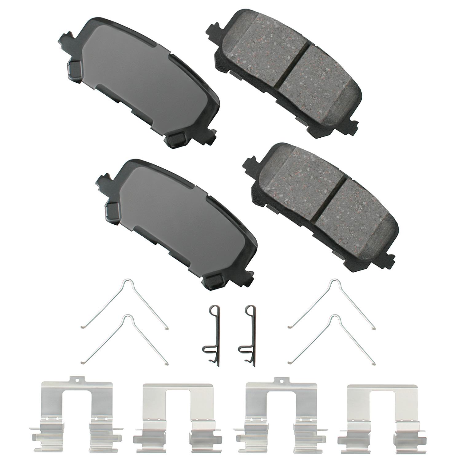 Akebono ACT1281 - Disc Brake Pad Akebono ACT1281 Disc Brake Pad product image 1 of 1